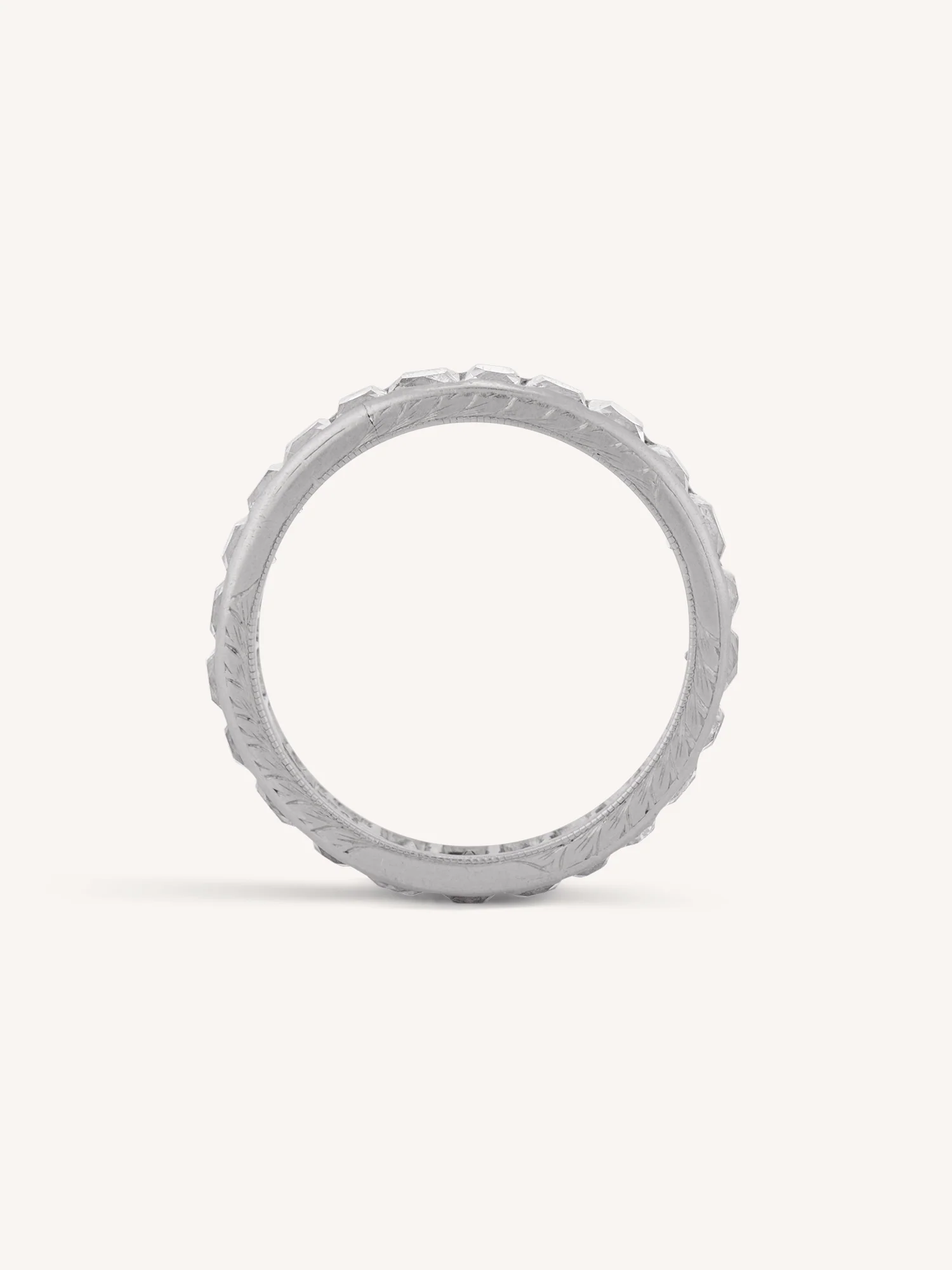 Tiffany & Co. Art Deco 1.60 Carat French Cut Diamond Vintage Eternity Band - Size 6 - Image 5