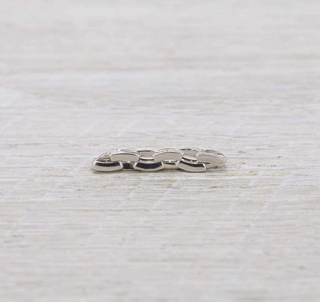 Baguette Chain Wedding Band - Image 3