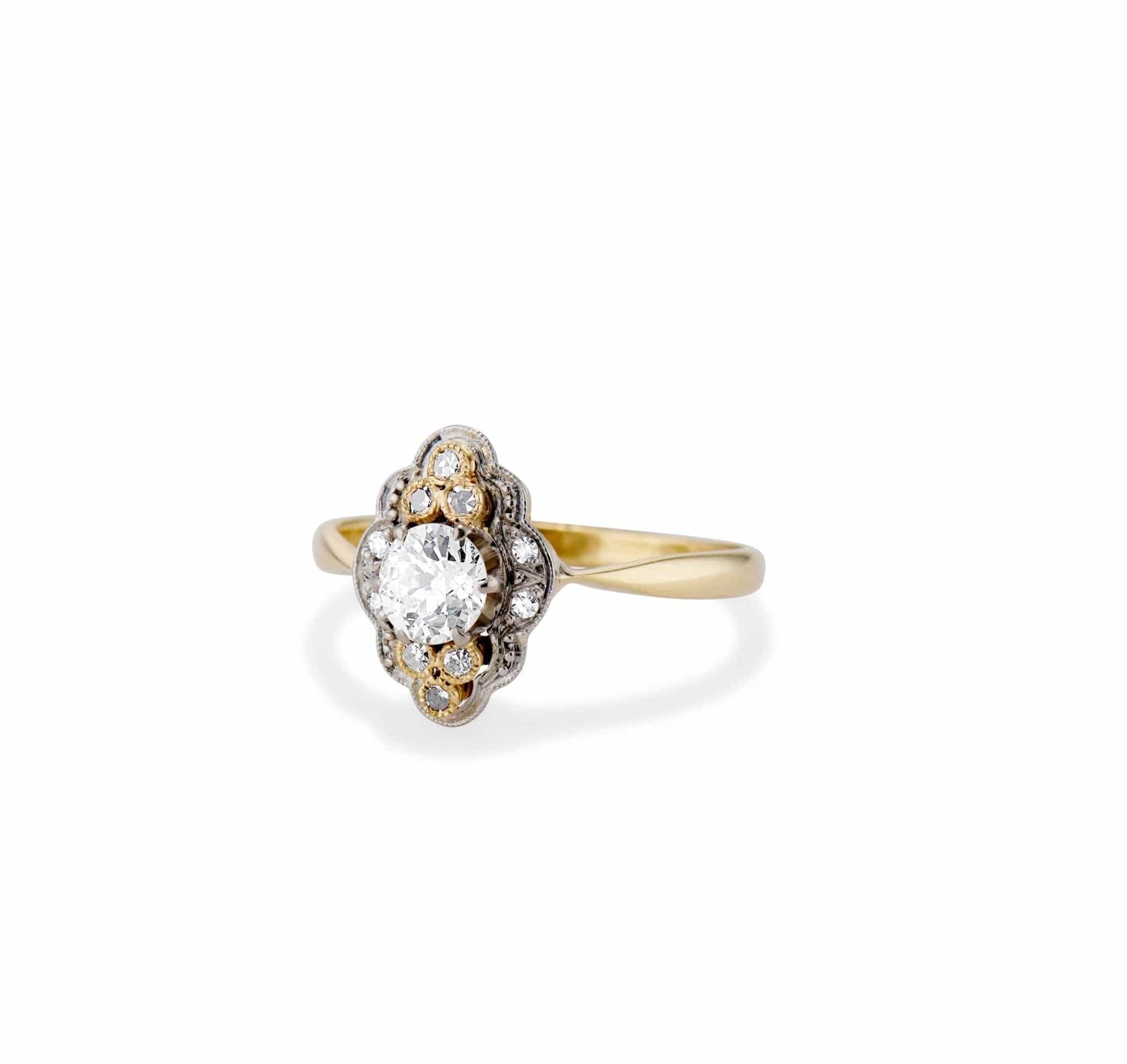 Belle Époque .60 Old European Diamond Engagement Ring, France - Image 2