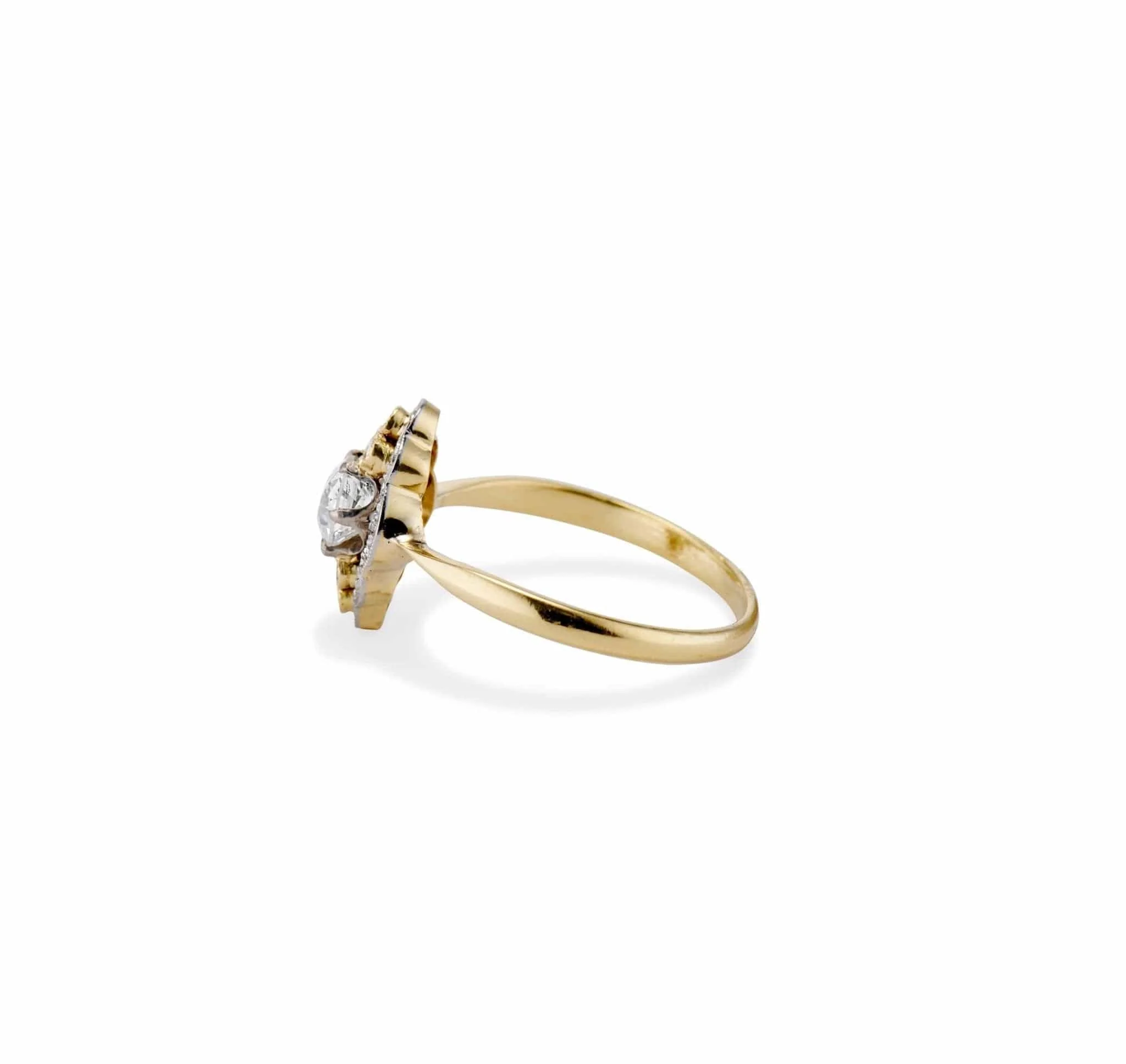 Belle Époque .60 Old European Diamond Engagement Ring, France - Image 3