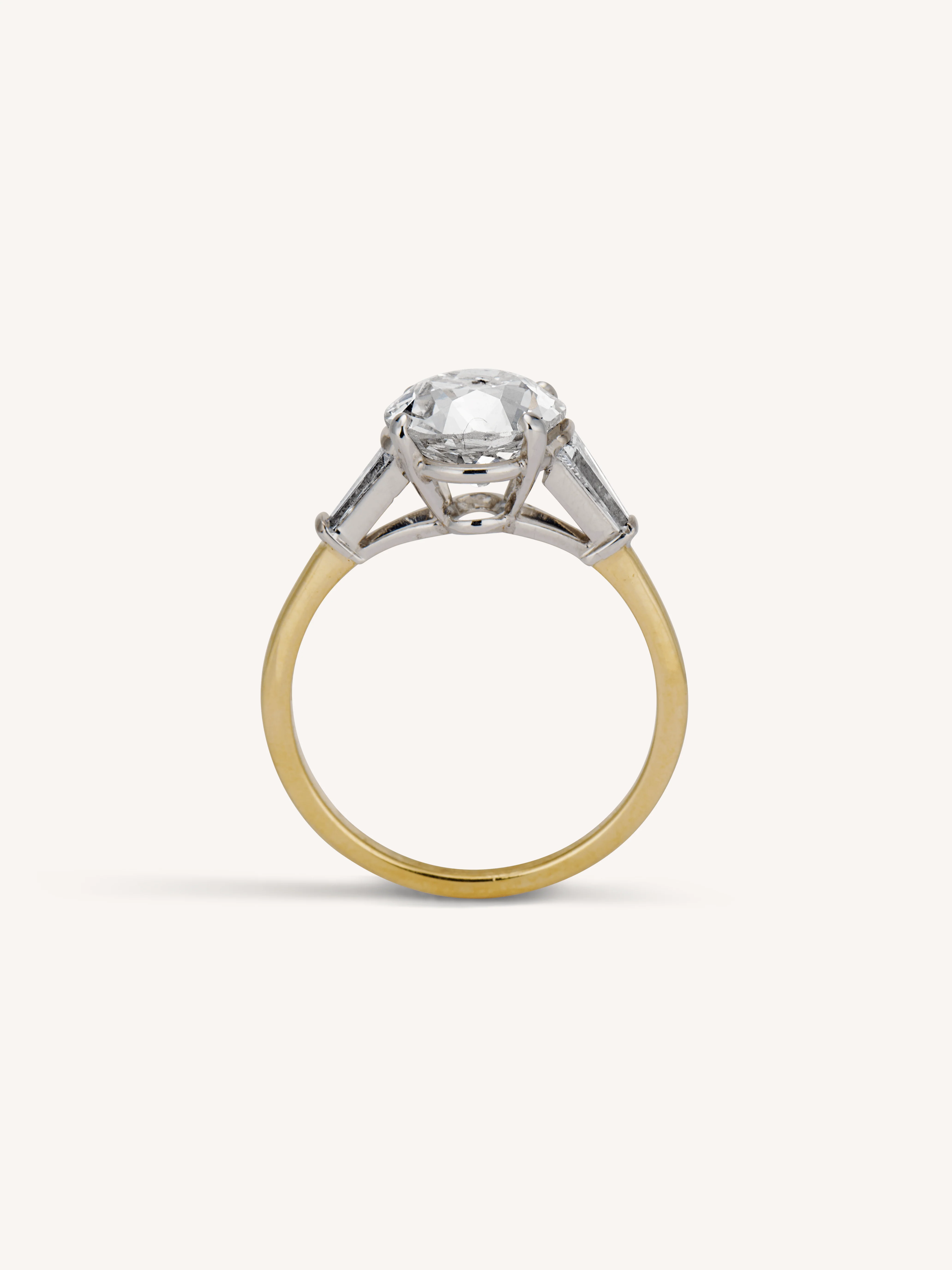 Cartier Art Deco 2.73 Carat Old European Cut Diamond Vintage Engagement Ring - Image 5