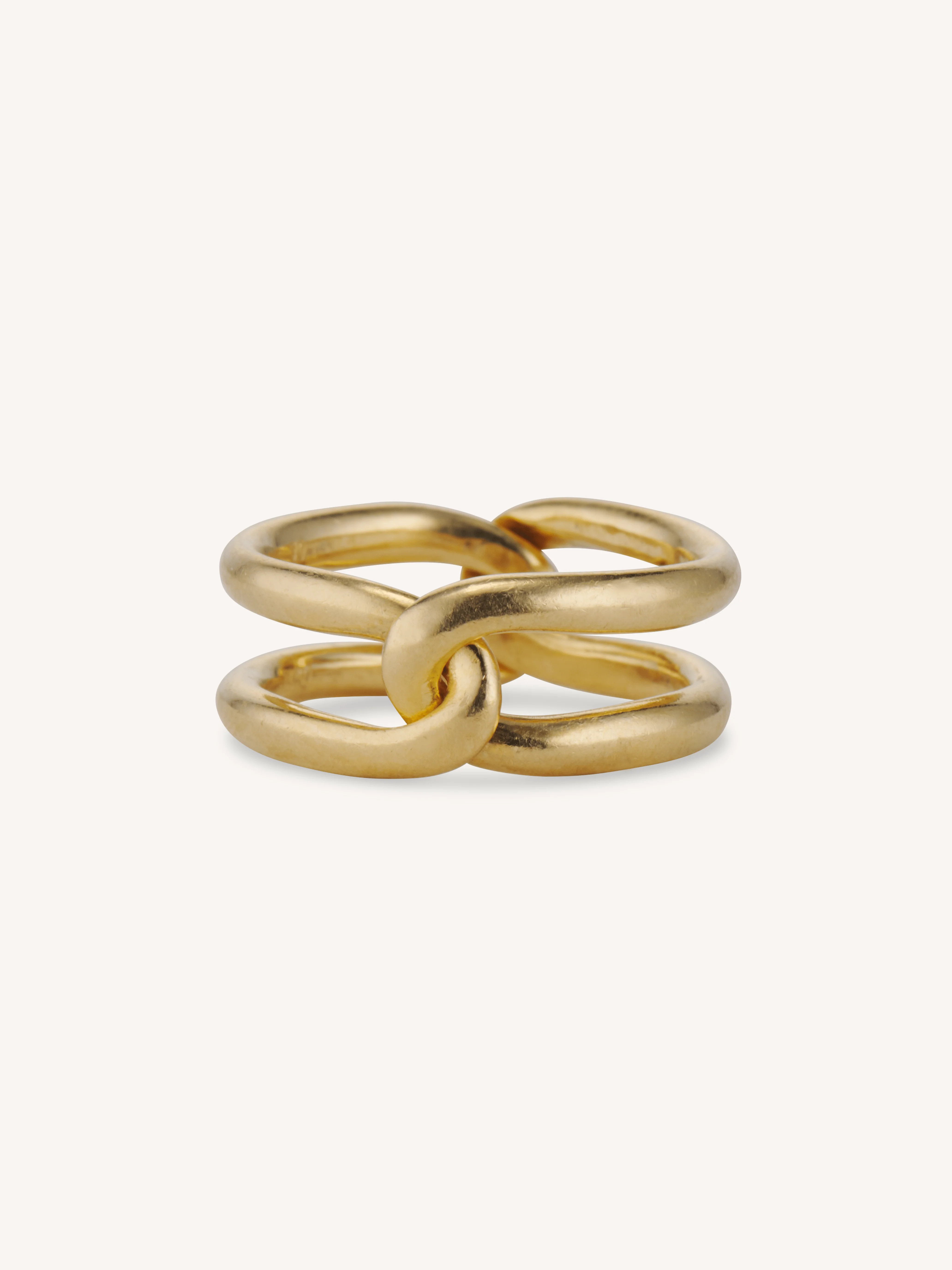 Cartier Vintage Gold Interlocking Puzzle Ring