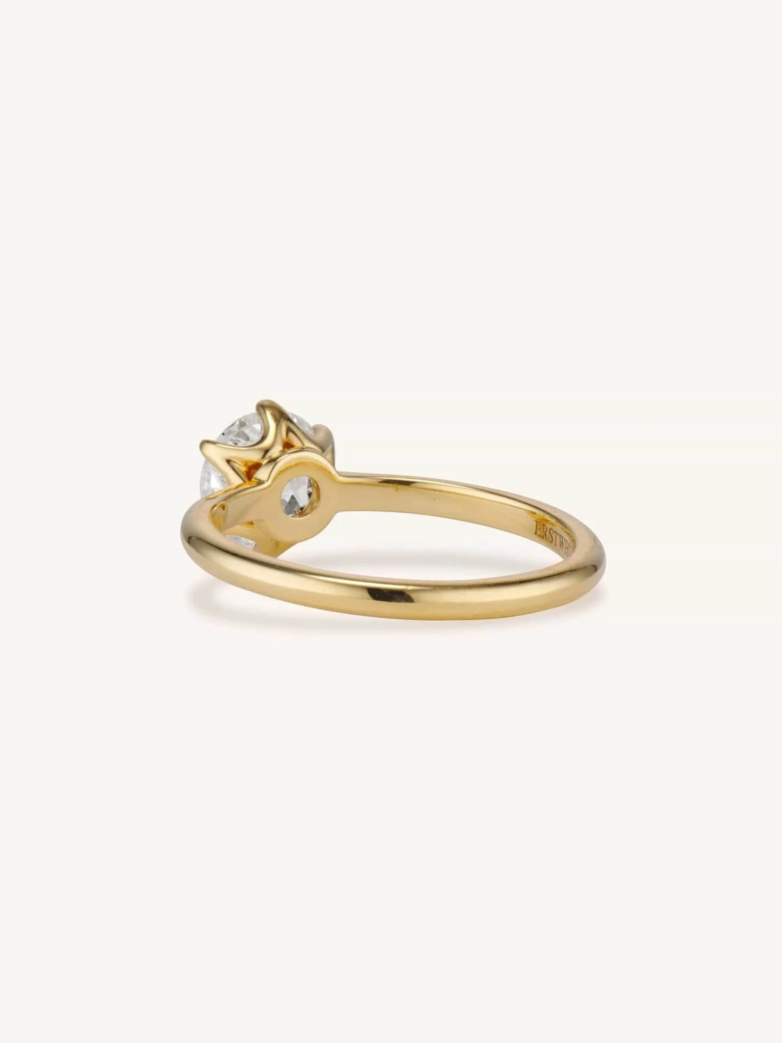 Classic Old European Cut Diamond Six Prong Solitaire Engagement Ring 1.28 - Image 6