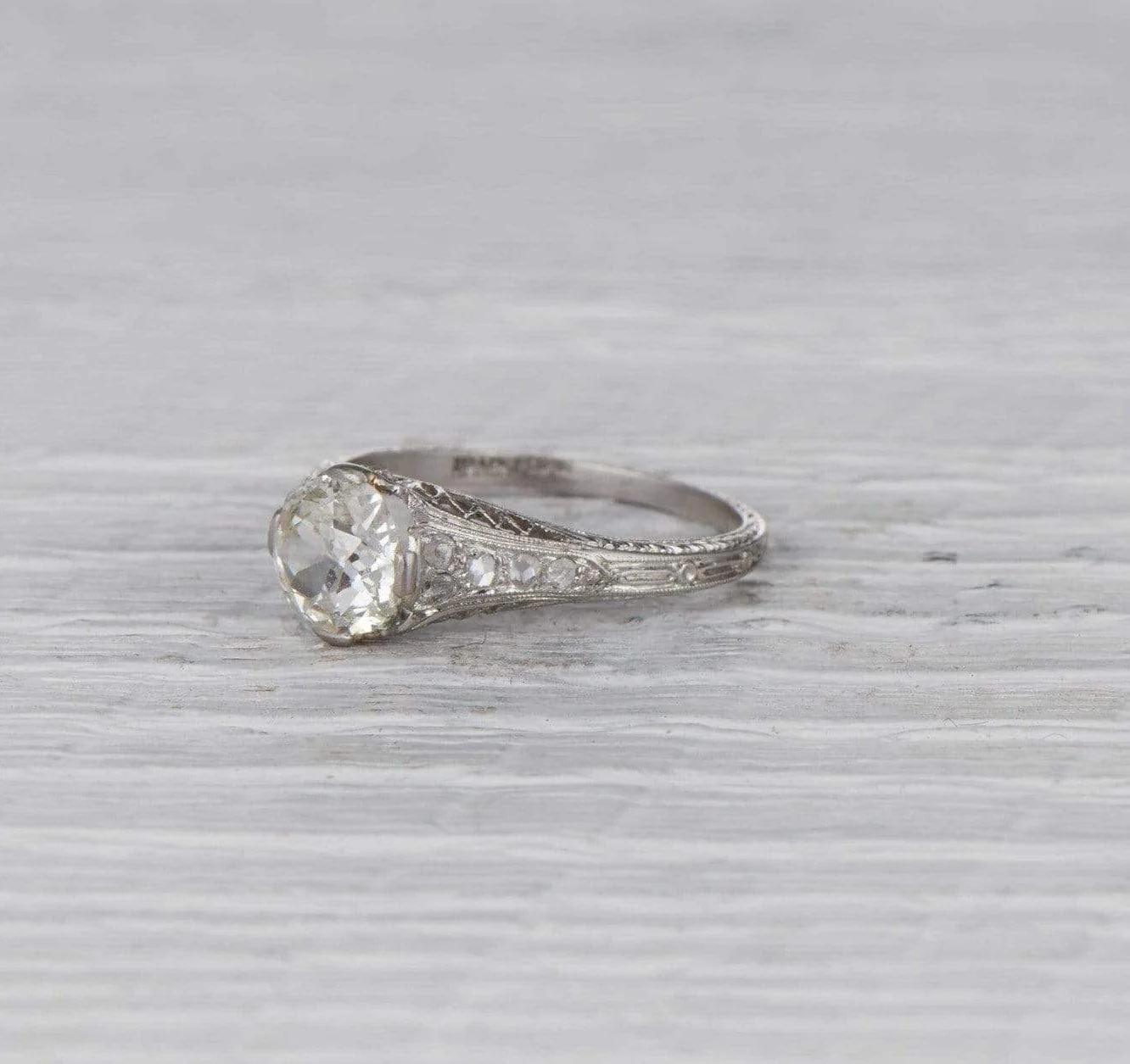 1.39 Carat Edwardian Engagement Ring