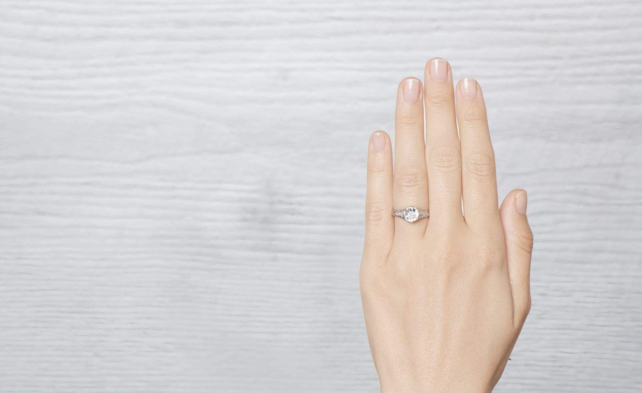 1.39 Carat Edwardian Engagement Ring - Image 5