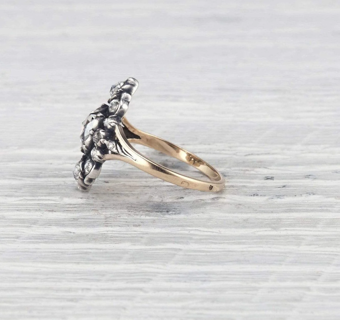 Georgian Rose Cut Diamond Ring - Image 3