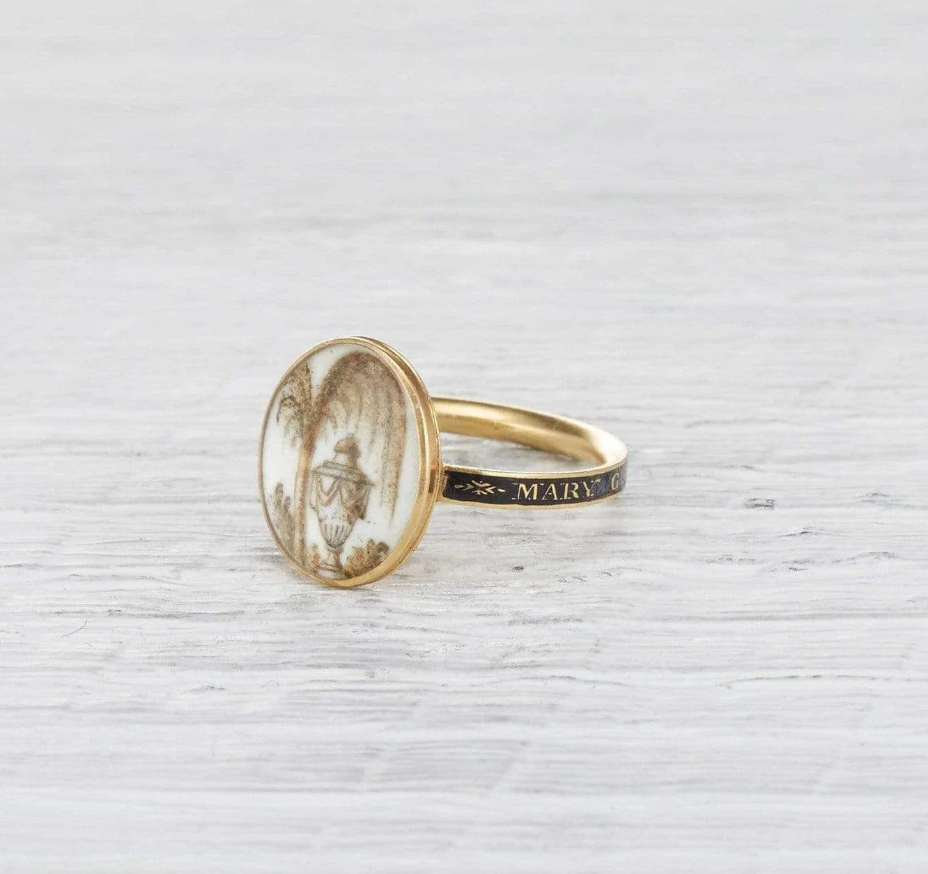 Georgian Urn Motif Mourning Ring