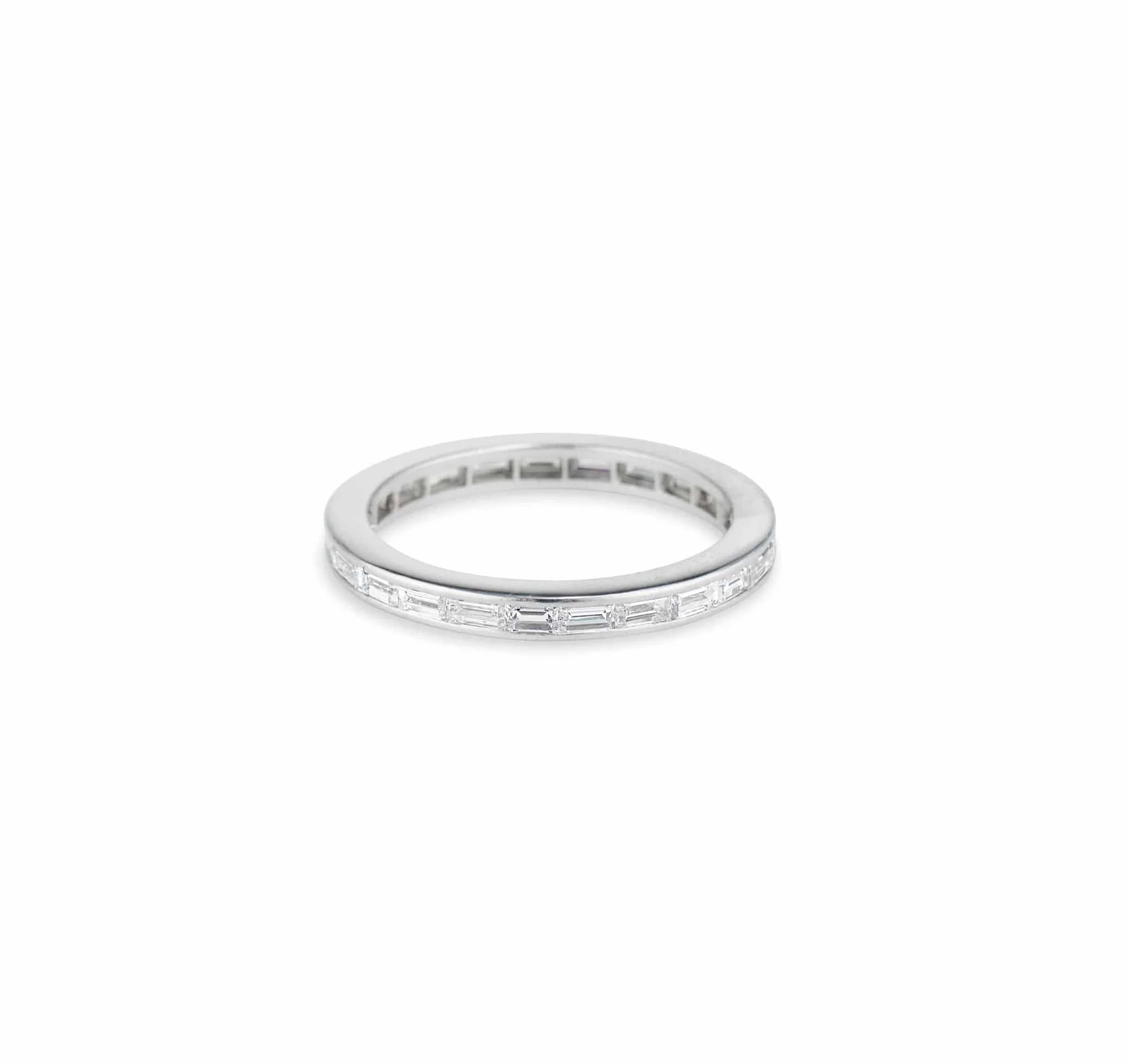 J.E. Caldwell Art Deco 1.50 Carat Baguette Diamond Wedding Band