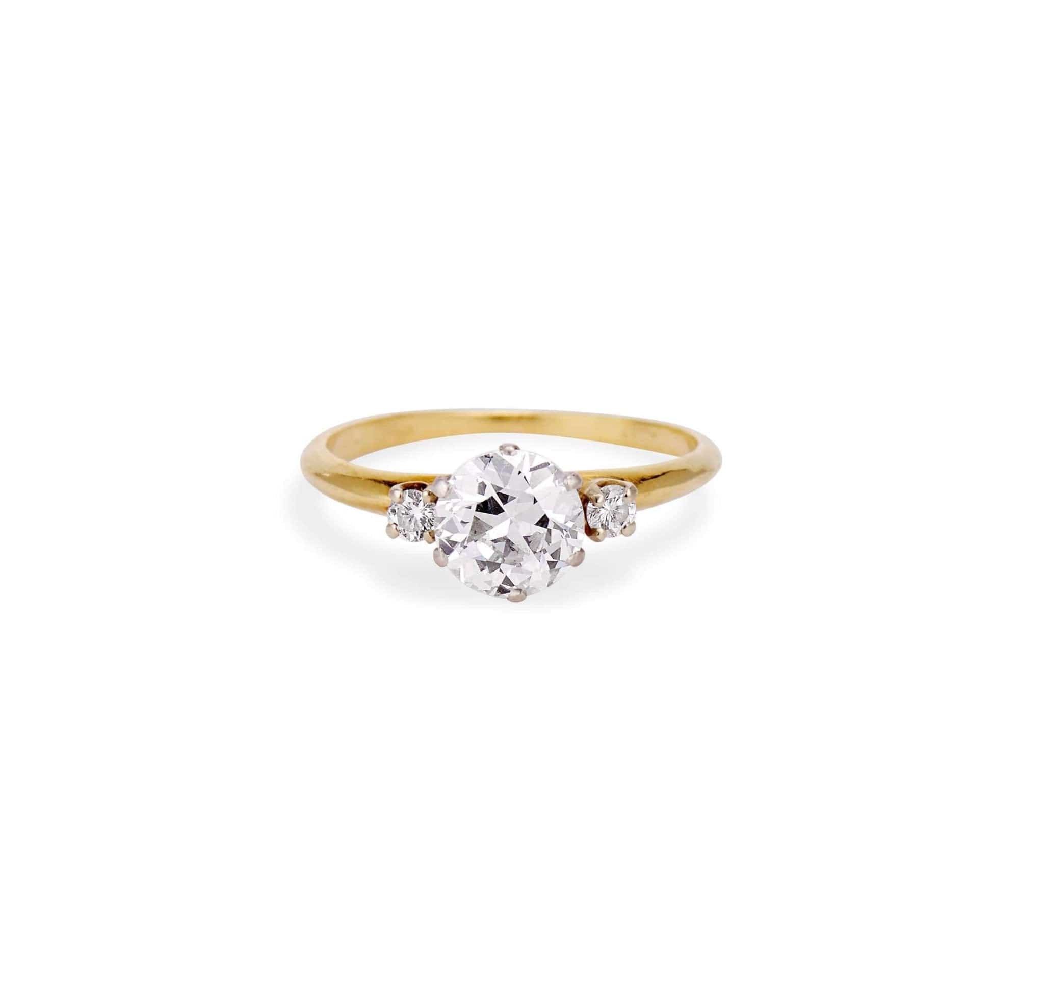 .90 Carat Tiffany & Co Three Stone Diamond Ring - Image 2