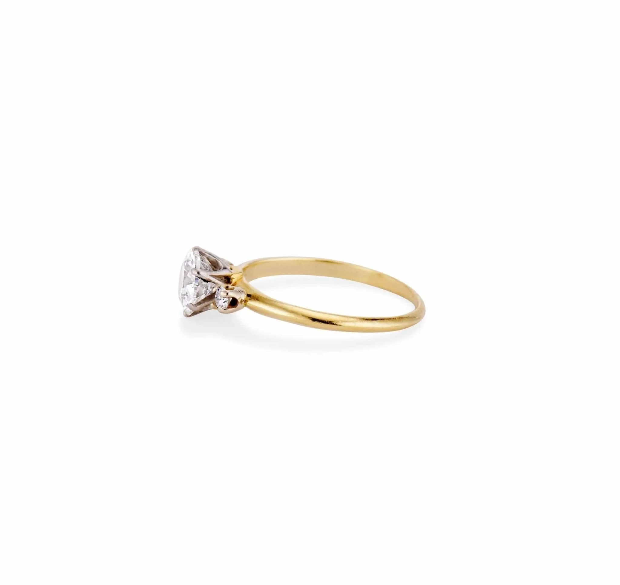 .90 Carat Tiffany & Co Three Stone Diamond Ring - Image 3