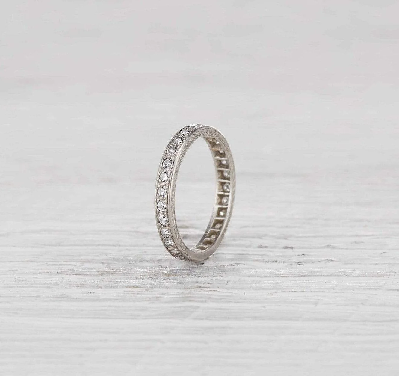 1.00 Carat Edwardian Baily Banks & Biddle Diamond Eternity Band