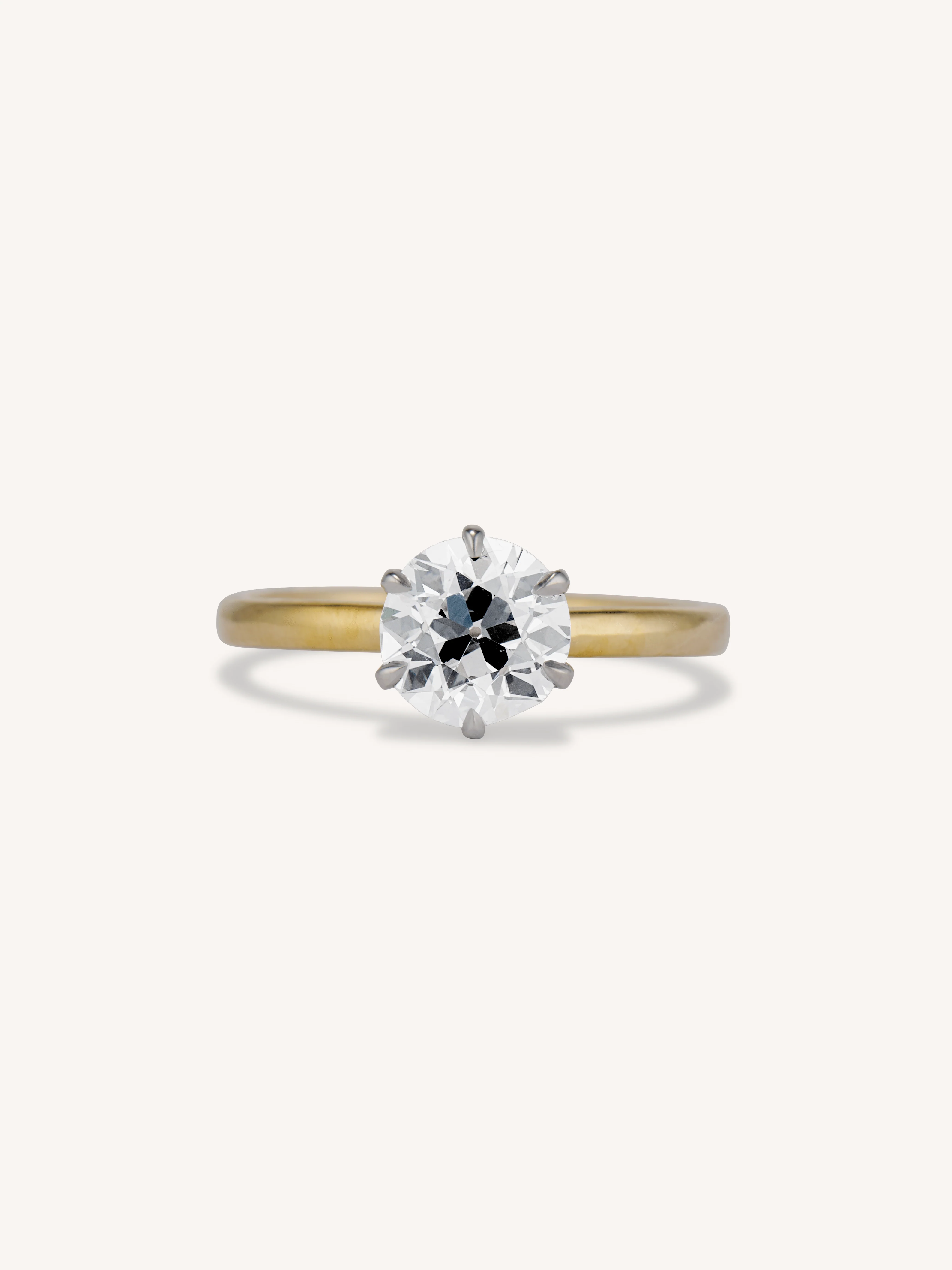 Tiffany & Co. 1920's 1.18 Carat Old European Cut Diamond Solitaire Vintage Engagement Ring