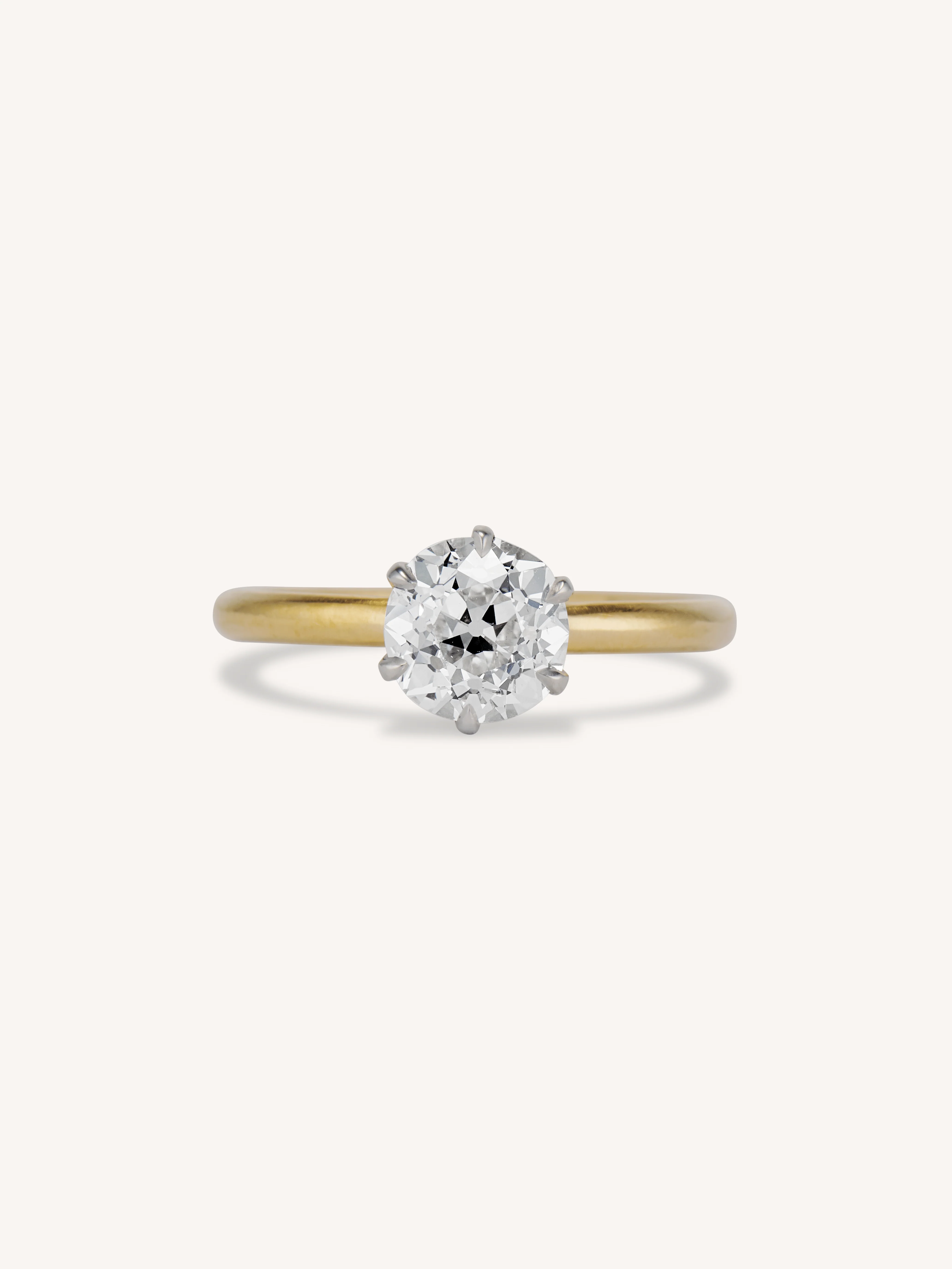 Tiffany & Co. 1.26 Carat Diamond Solitaire Vintage Engagement Ring