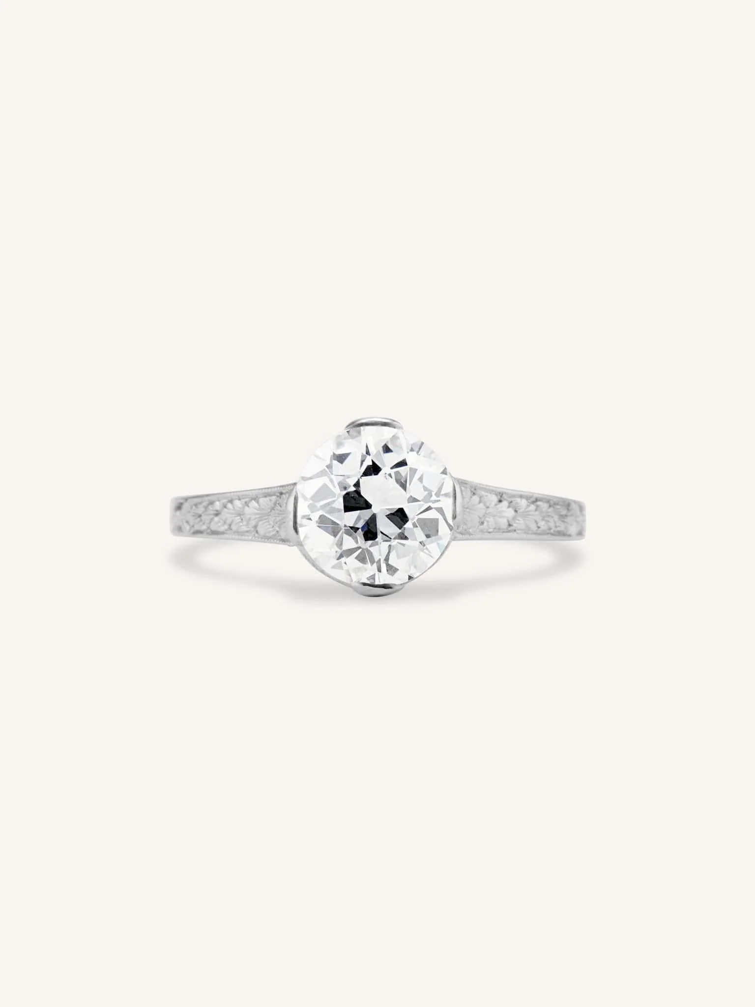 Tiffany & Co. Art Deco 1.50 Carat Old European Cut Diamond Vintage Engagement Ring
