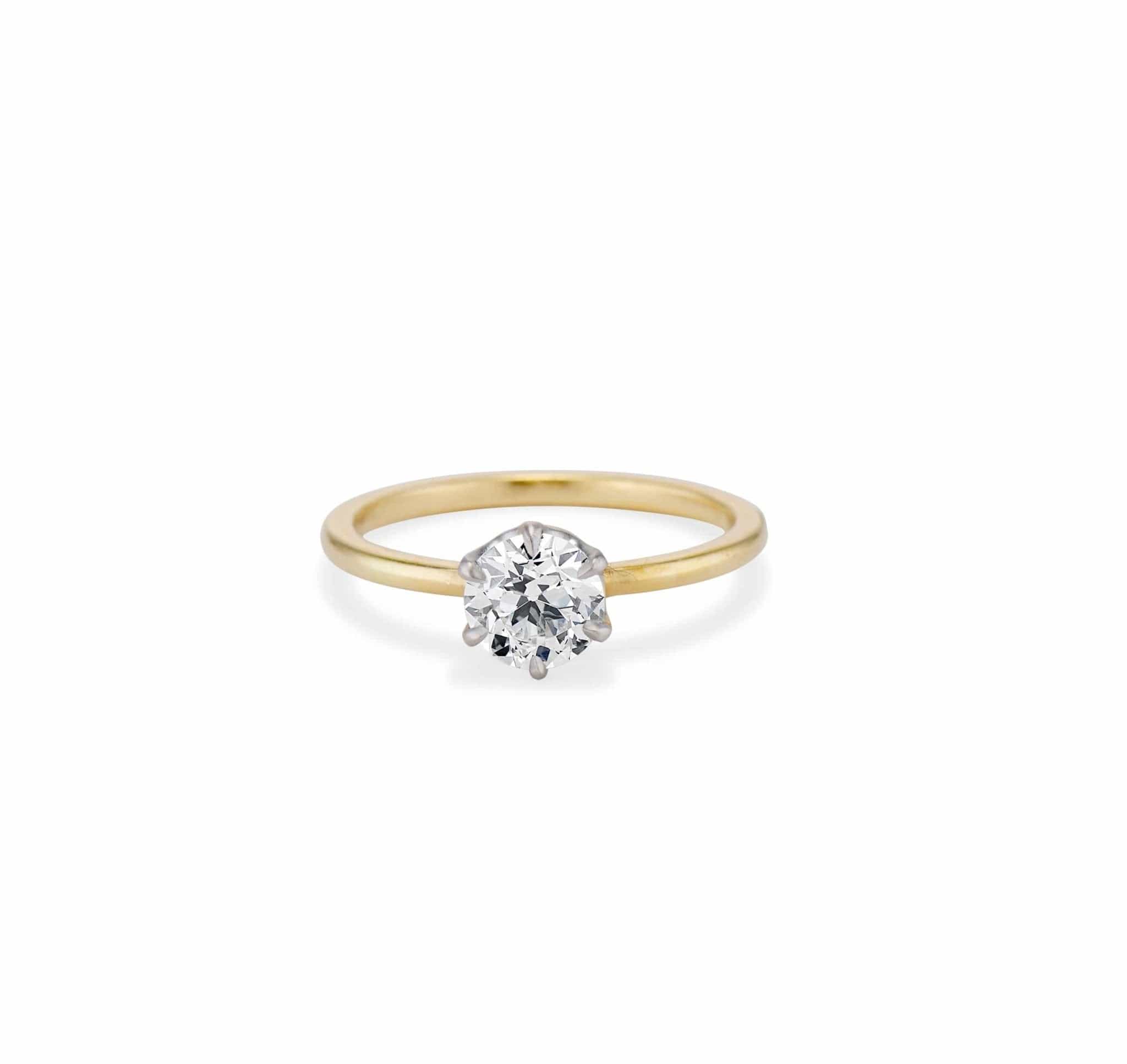 Tiffany & Co. Art Deco .81 Carat Old European Diamond Engagement Ring