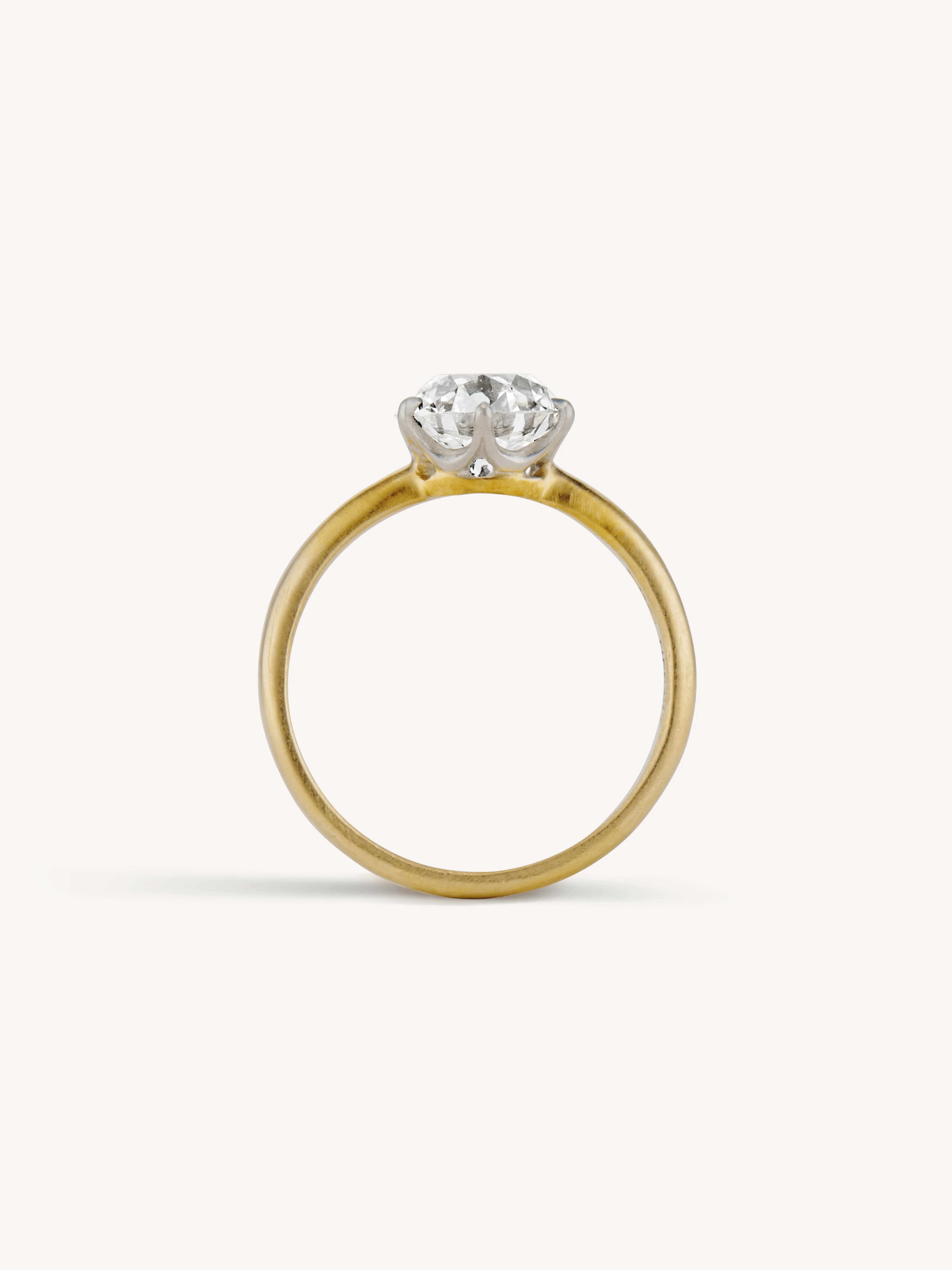 Tiffany & Co. Six-Prong 1.78 Carat Old European Cut Diamond 1920's Solitaire Vintage Engagement Ring - Image 6