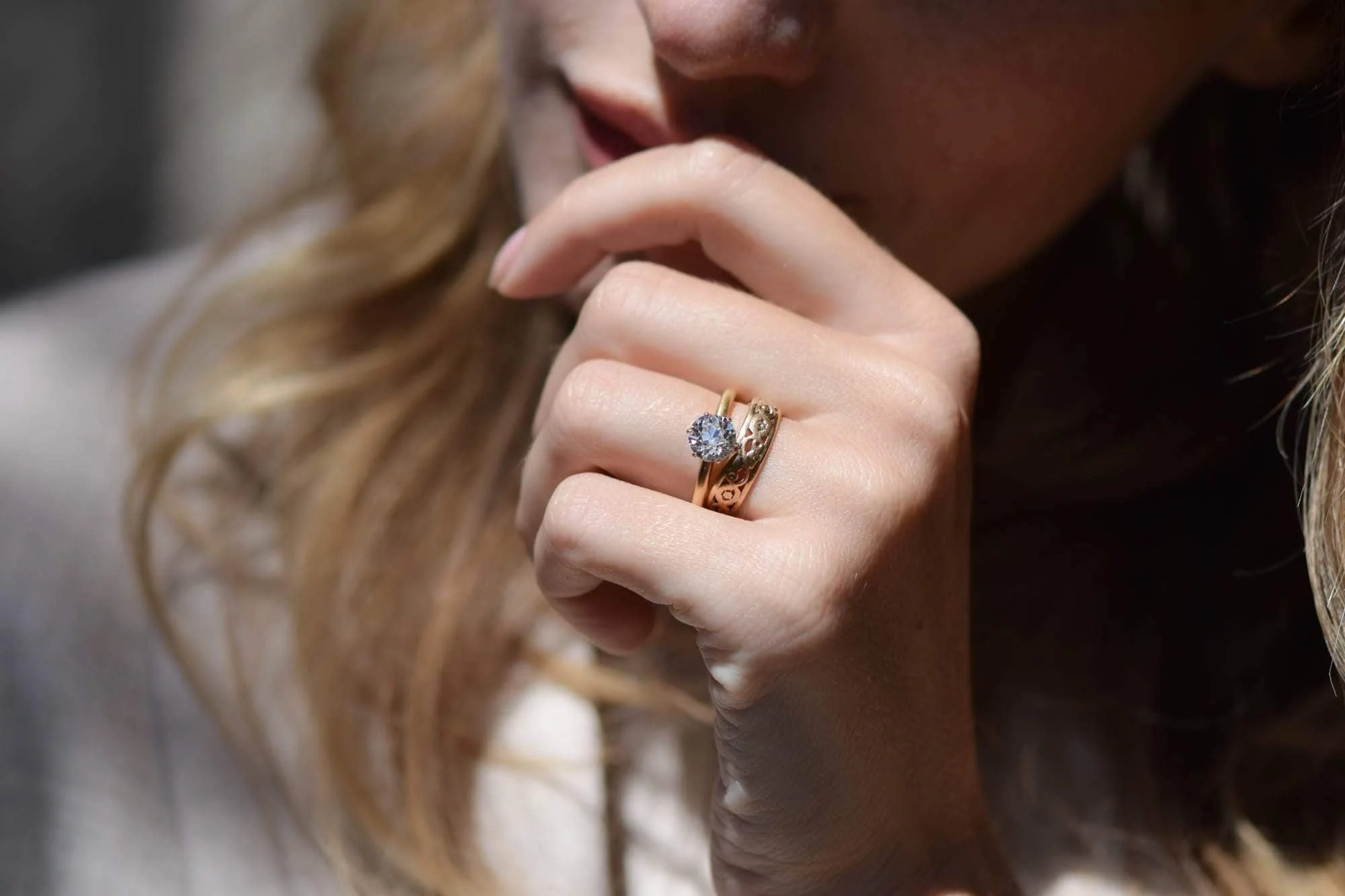 Edwardian Tiffany & Co. 1.45 Carat Old European Diamond and Gold Solitaire Engagement Ring - Image 8