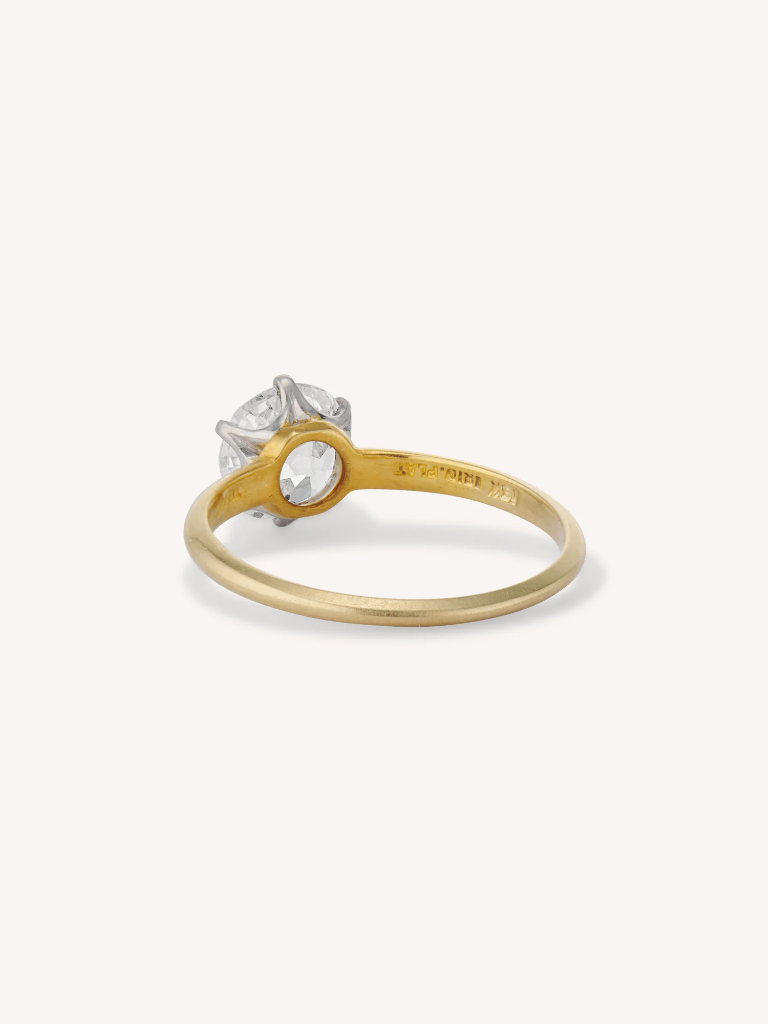 Tiffany & Co. 1.49 Carat Old European Cut Diamond Solitaire Vintage Engagement Ring - Image 5
