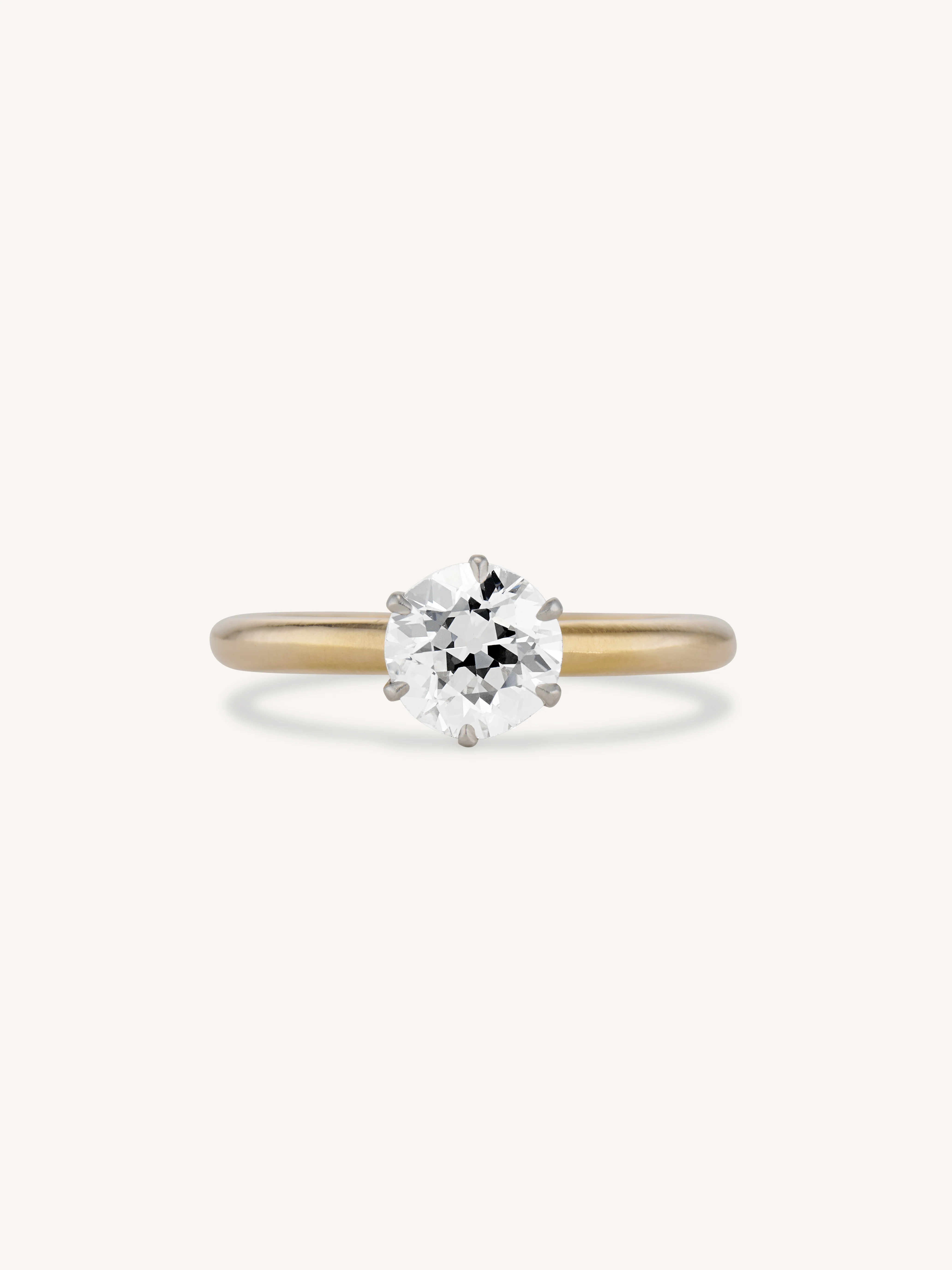 Tiffany & Co. Solitaire Mid Century 1.20 Carat Old European Cut Diamond Vintage Engagement Ring