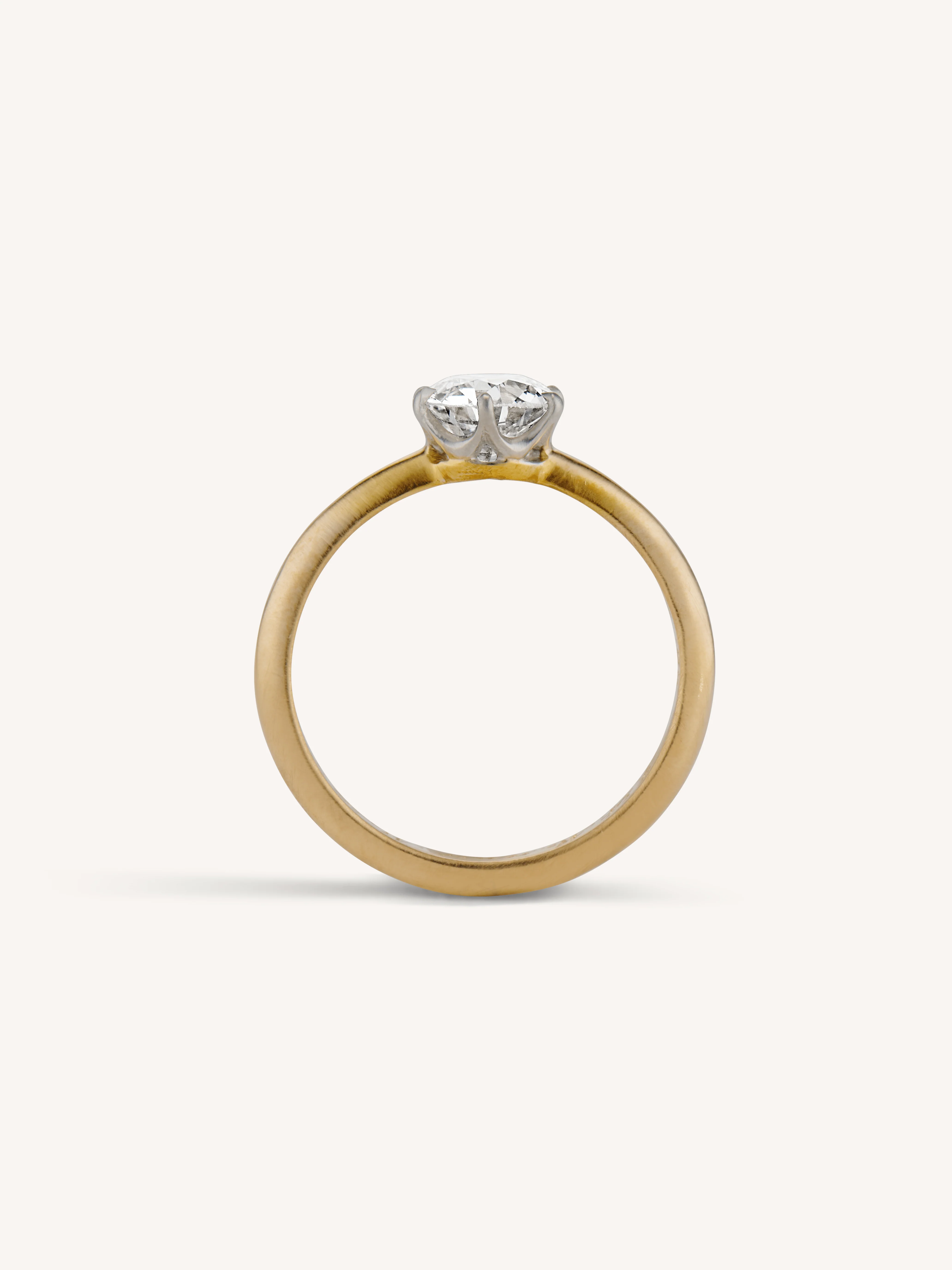 Tiffany & Co. Solitaire Mid Century 1.20 Carat Old European Cut Diamond Vintage Engagement Ring - Image 6