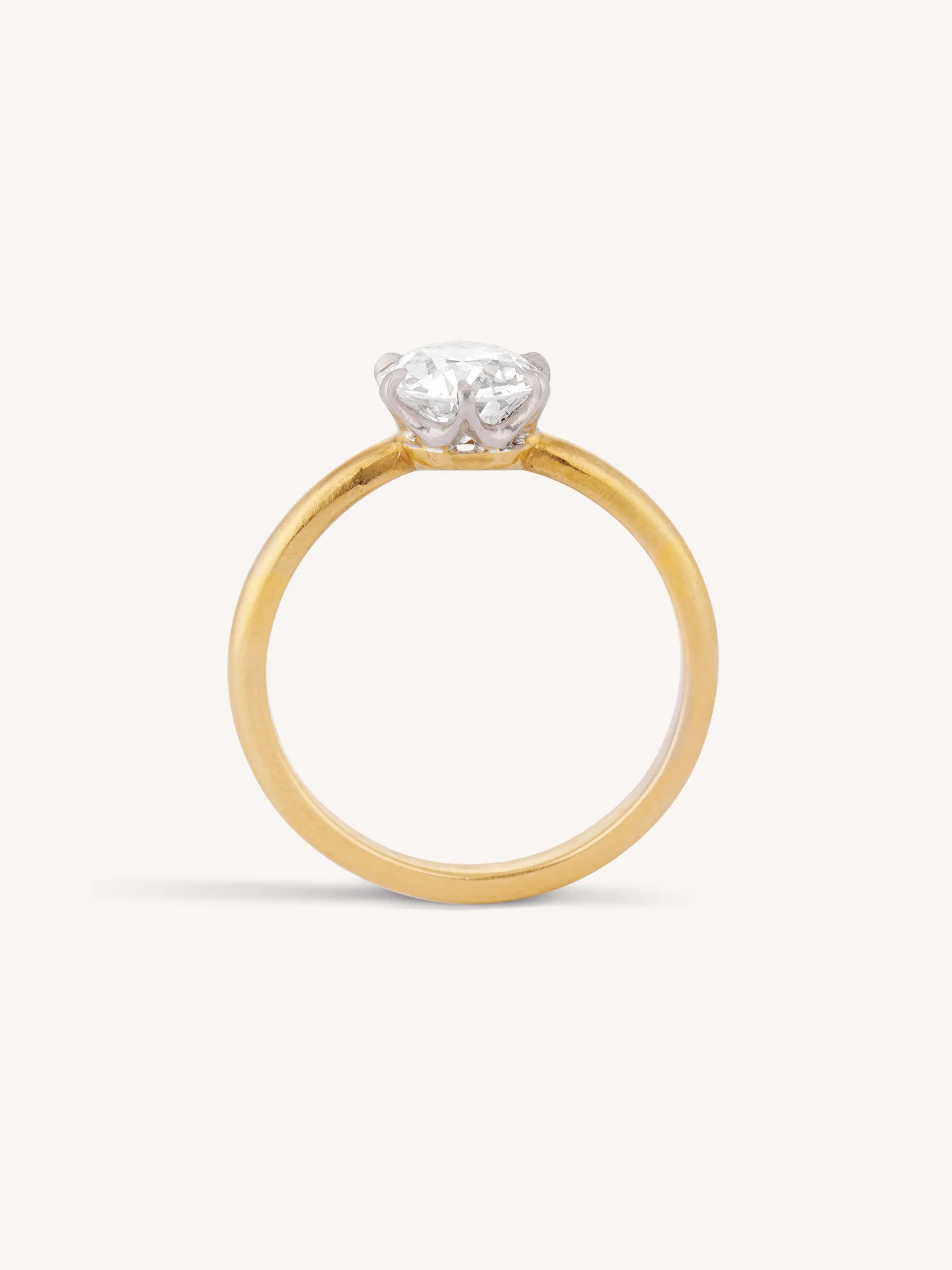 Tiffany & Co. Victorian 1.33 Carat Old European Cut Diamond Solitaire Antique Engagement Ring - Image 4