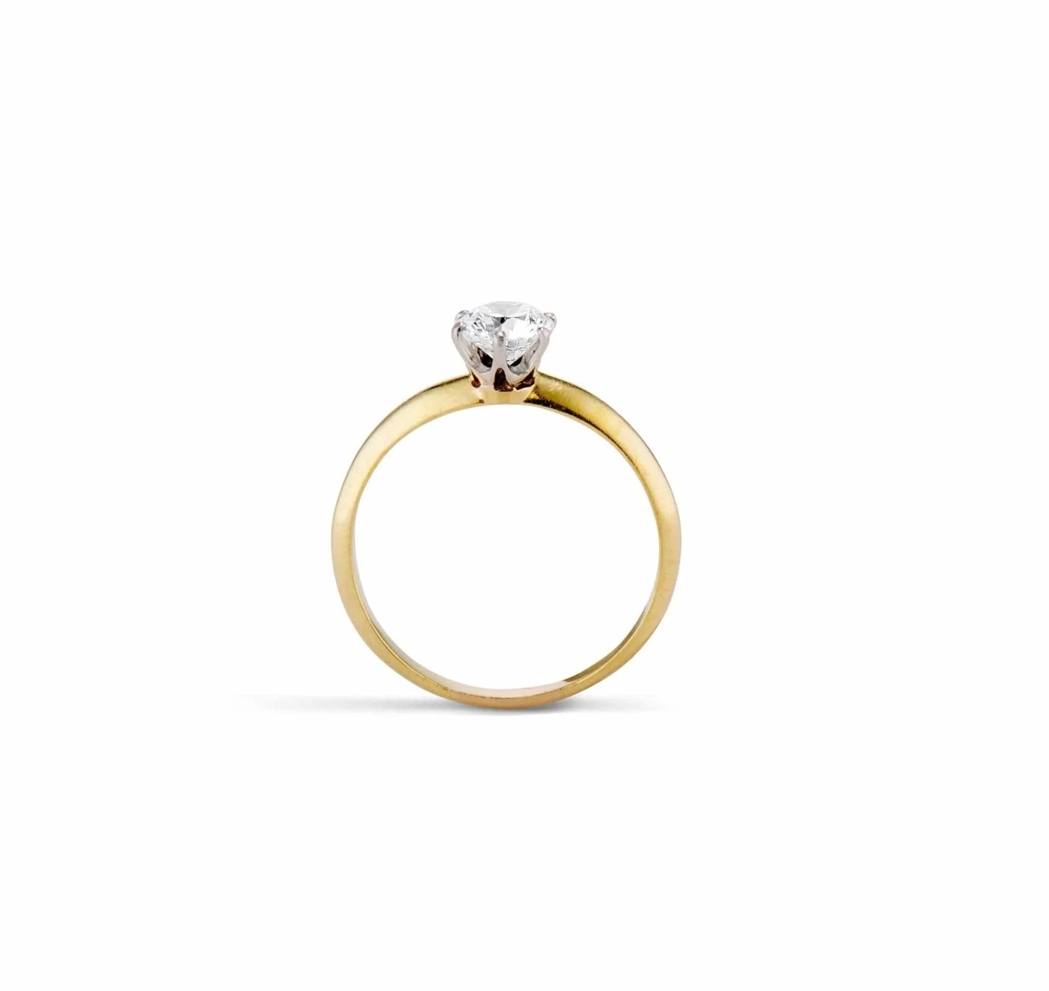 Edwardian Tiffany & Co .56 Carat Old European Diamond Solitaire, America - Image 4