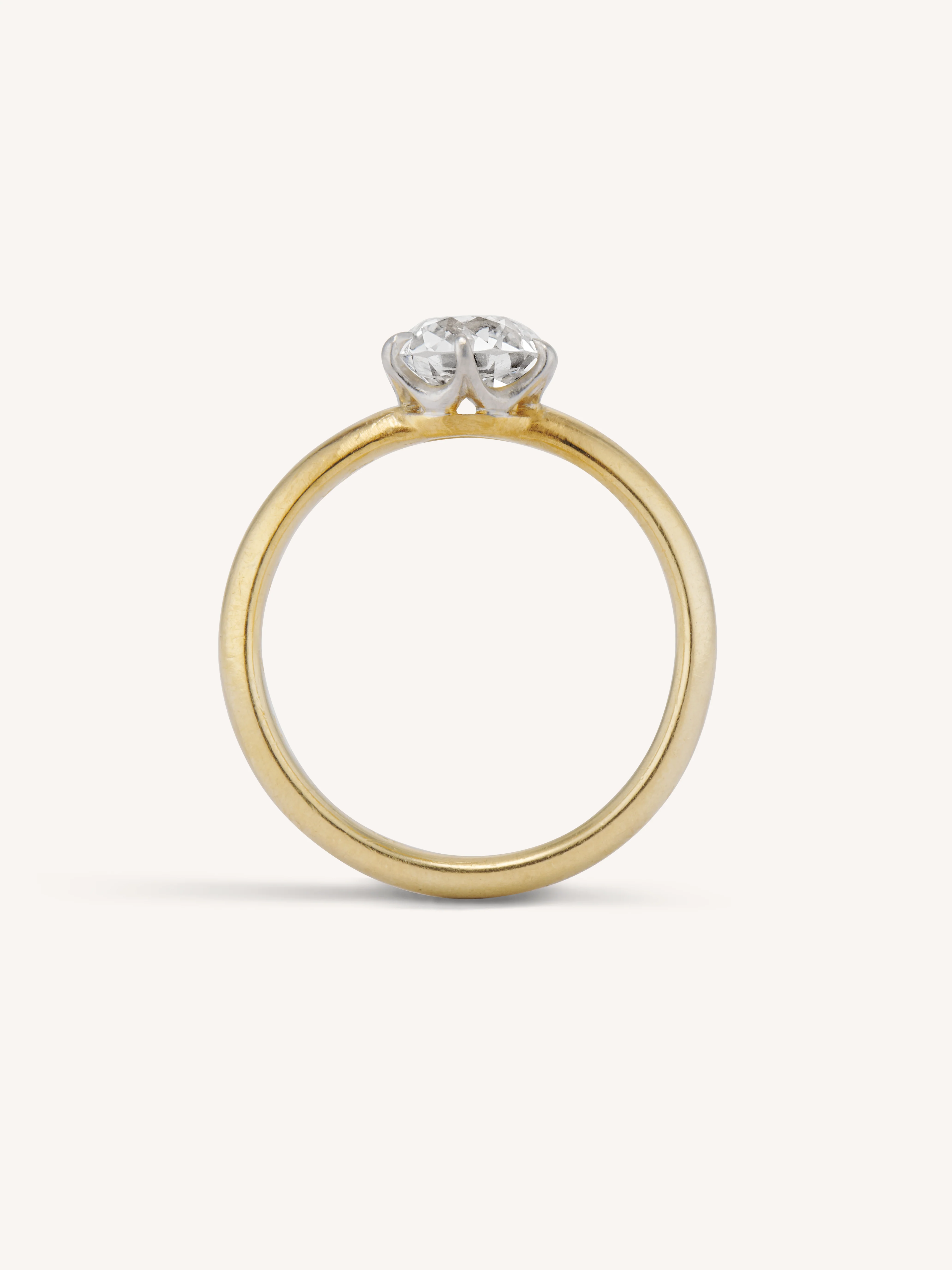 Tiffany & Co. Vintage 1.39 Carat Old European Cut Diamond Six-Prong Solitaire Engagement Ring - Image 7