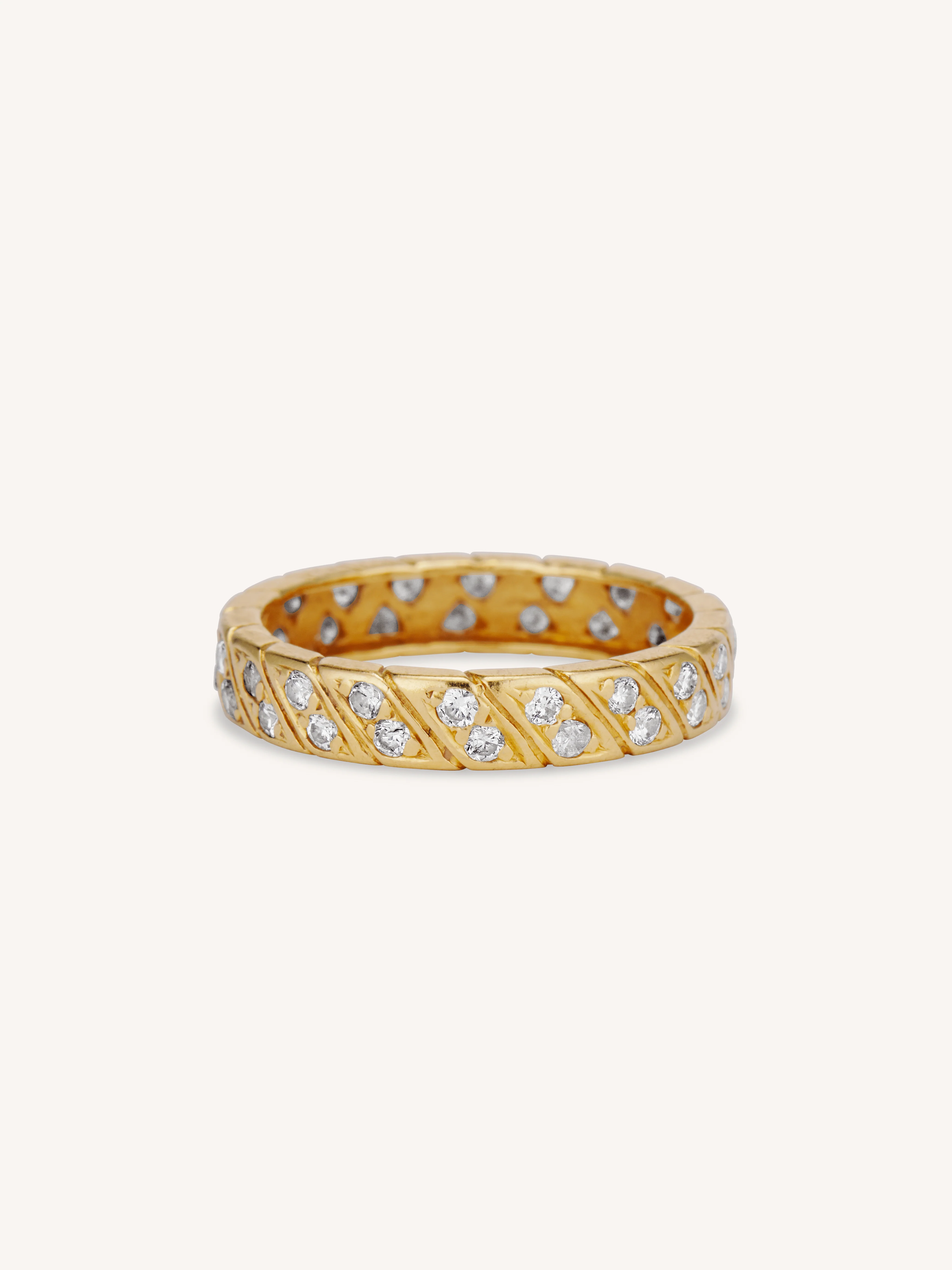 Van Cleef & Arpels Vintage Diamond Eternity Band - Size 6.5