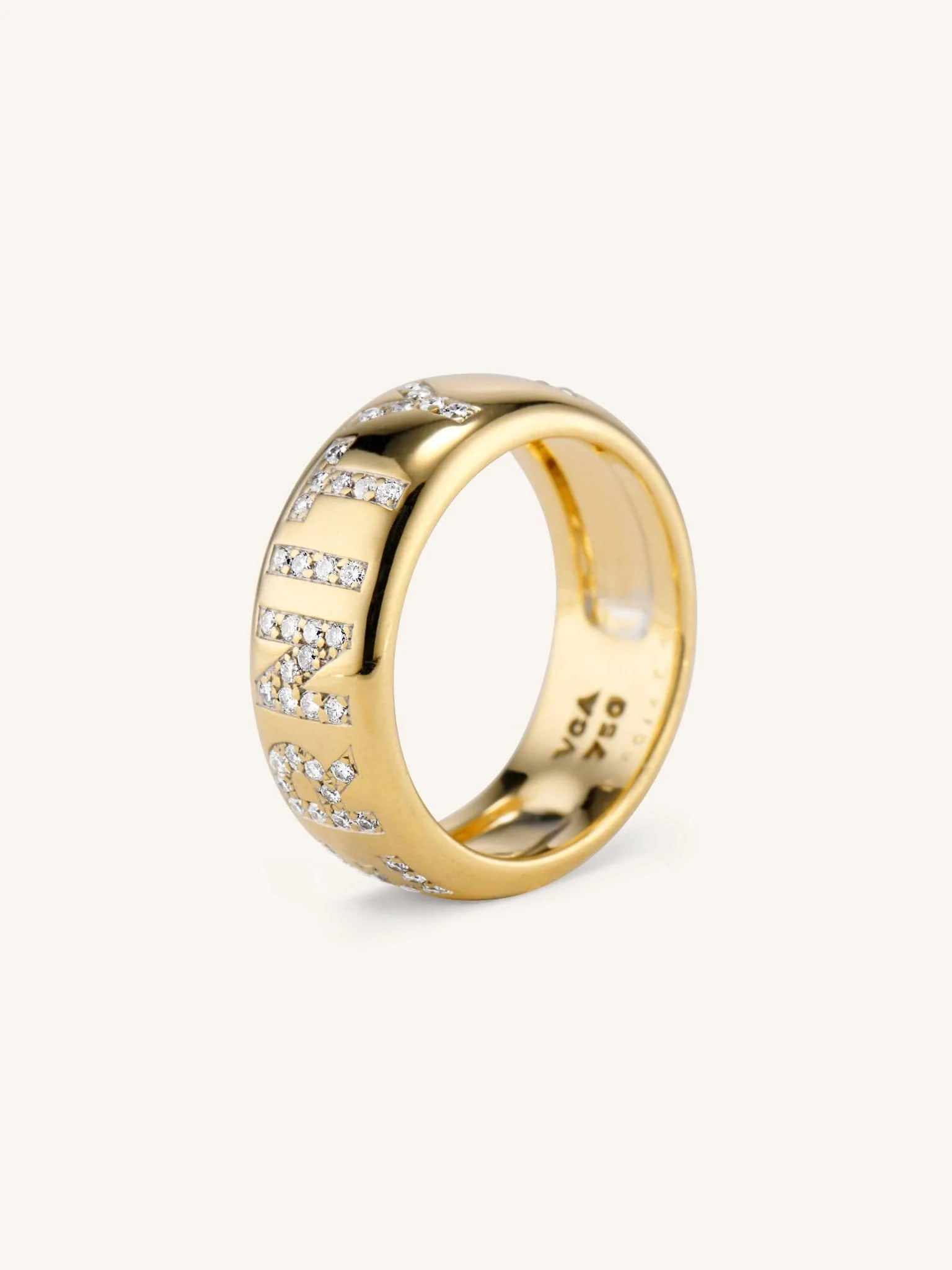 French Van Cleef & Arpels Vintage Diamond 'Eternity Ring" Band Size 6.25 - Image 4