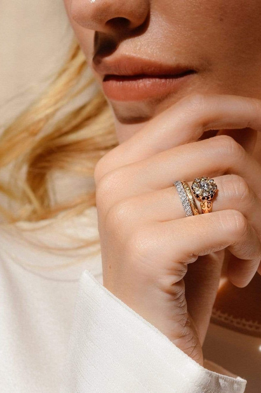 Victorian .33 Carat Old European Diamond Engagement Ring, England - Image 7