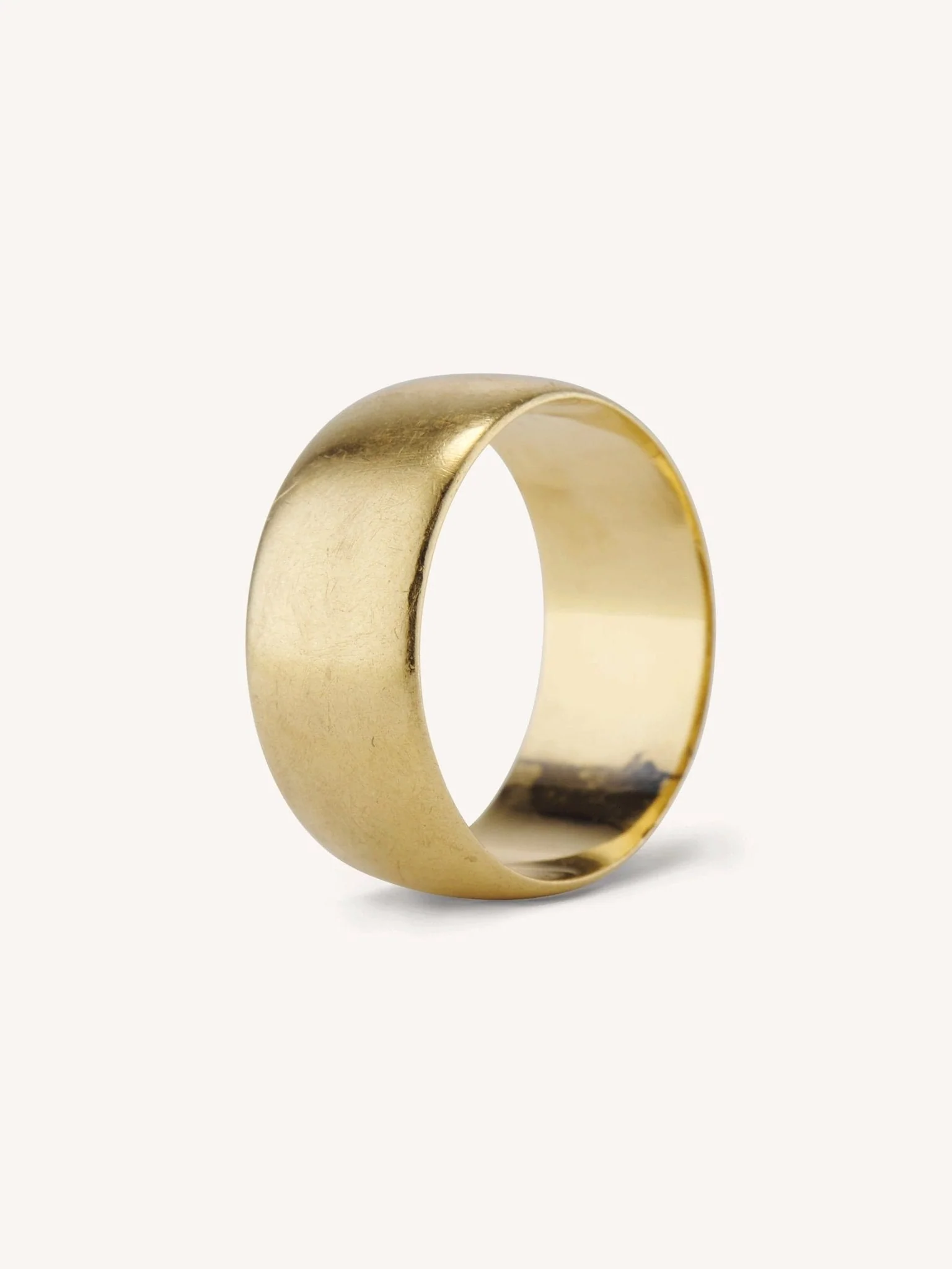 Victorian Wide Classic Wedding Band Size 6.5 - Image 4