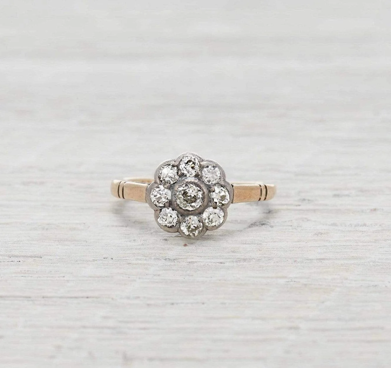 Victorian Cluster Engagement Ring - Image 2