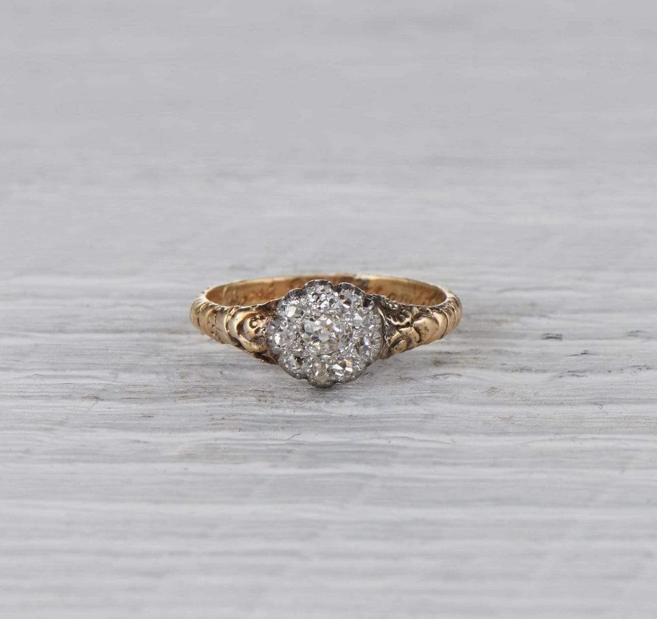 .30 Carat Victorian Diamond Cluster Ring - Image 2