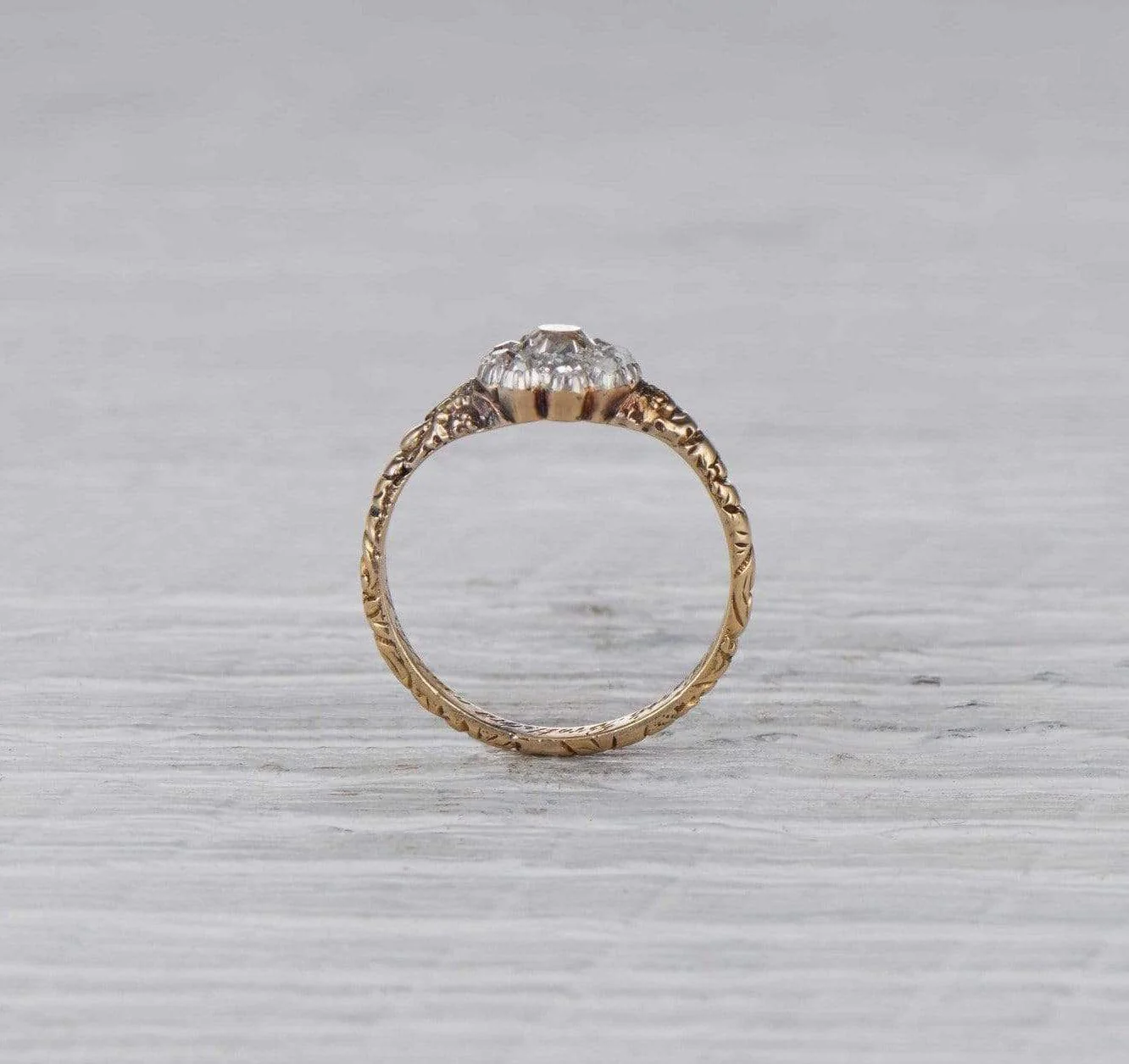 .30 Carat Victorian Diamond Cluster Ring - Image 4