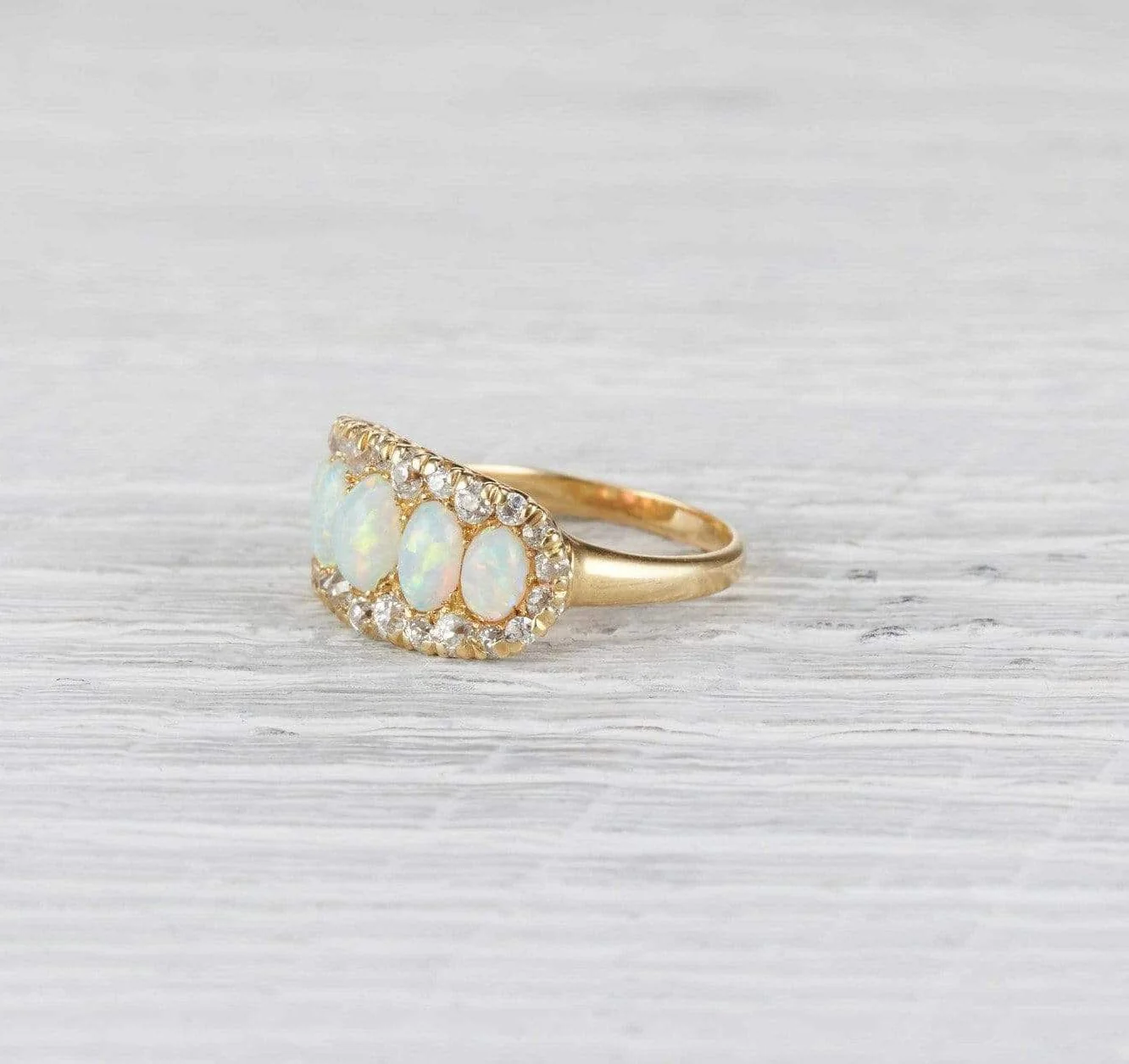 Victorian Five Stone Opal Ring