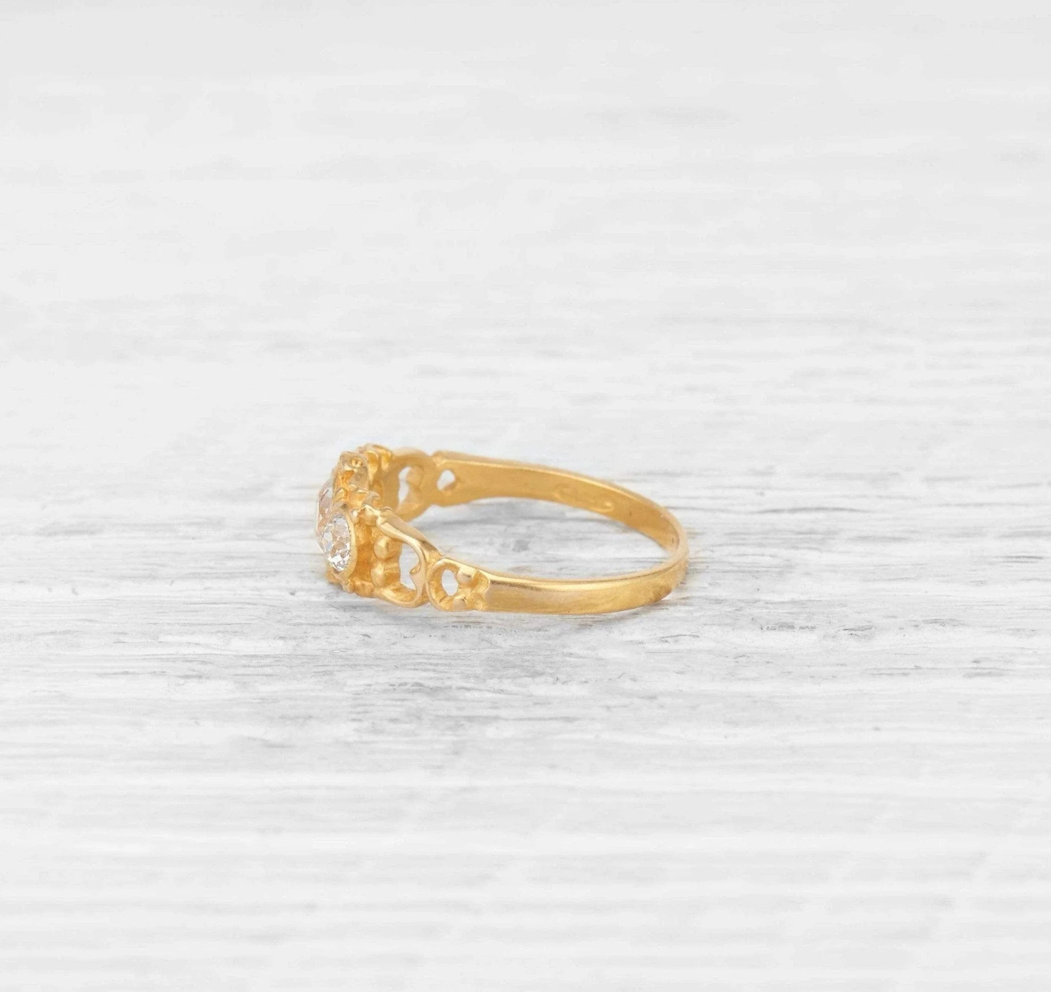 Victorian Three Stone Diamond Ring - Image 3