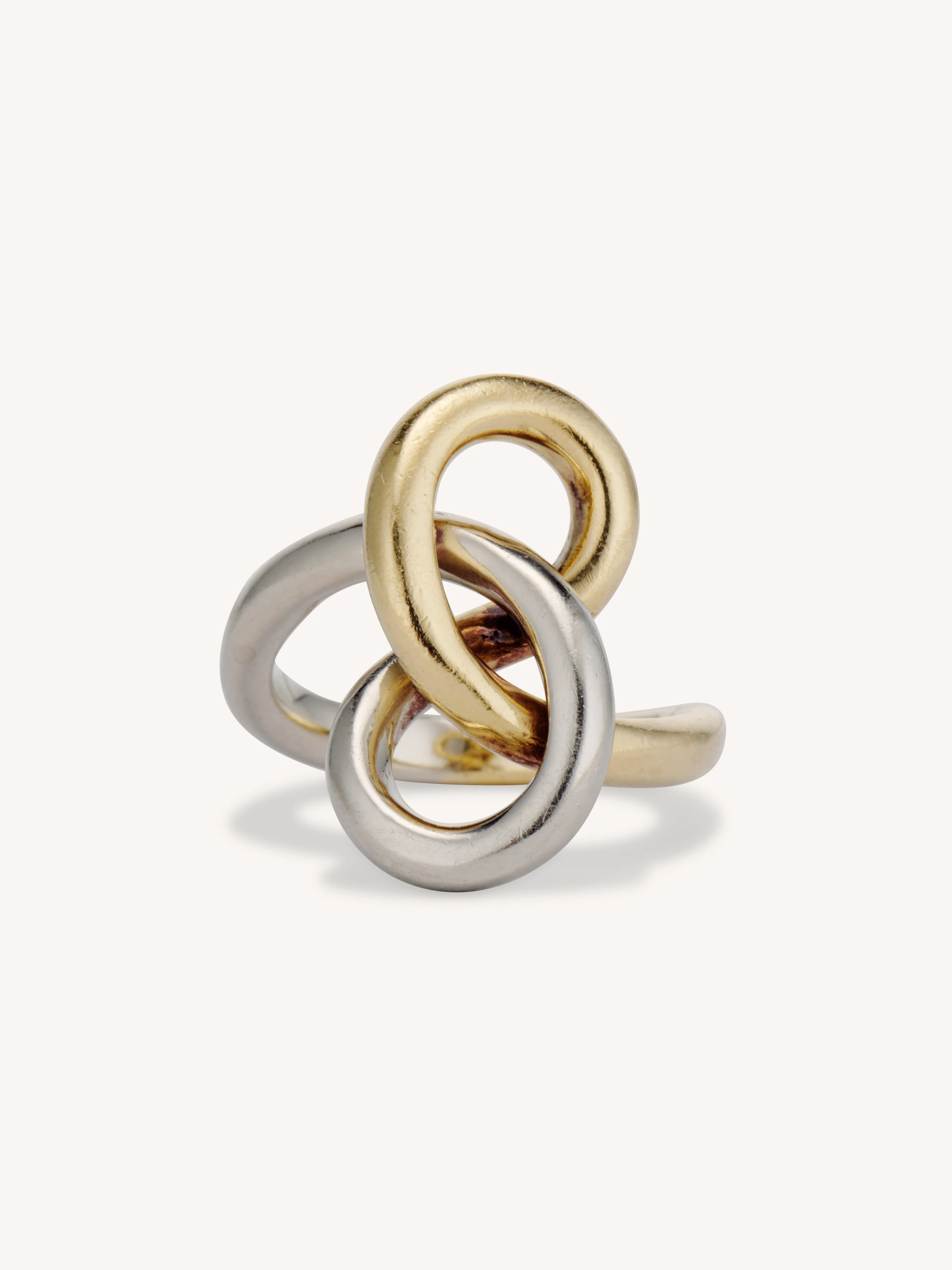 Vintage 1970's Gucci Gold Knot Ring, Italian