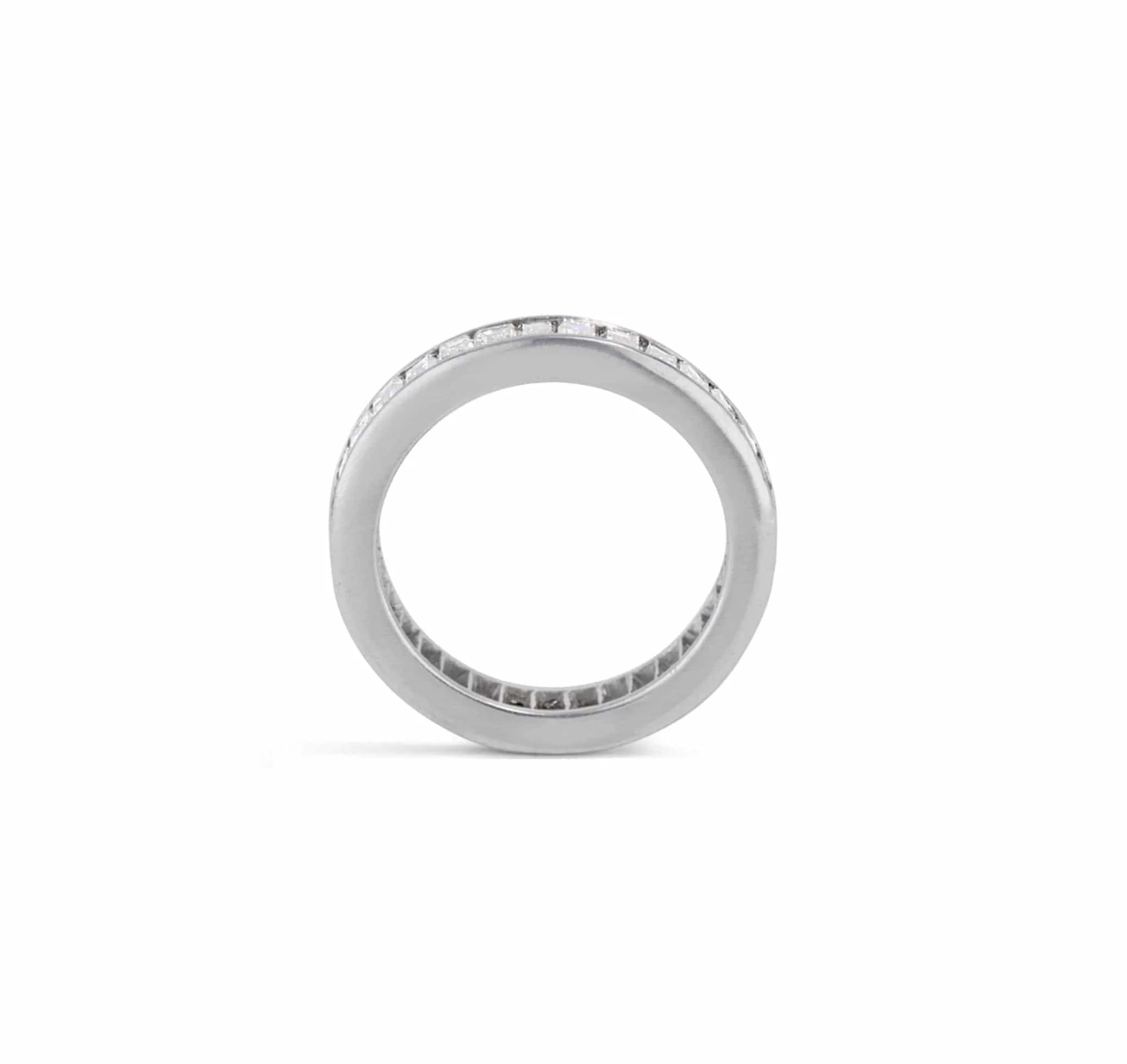 2 Carat Carre Cut Diamond Eternity Band - Image 2