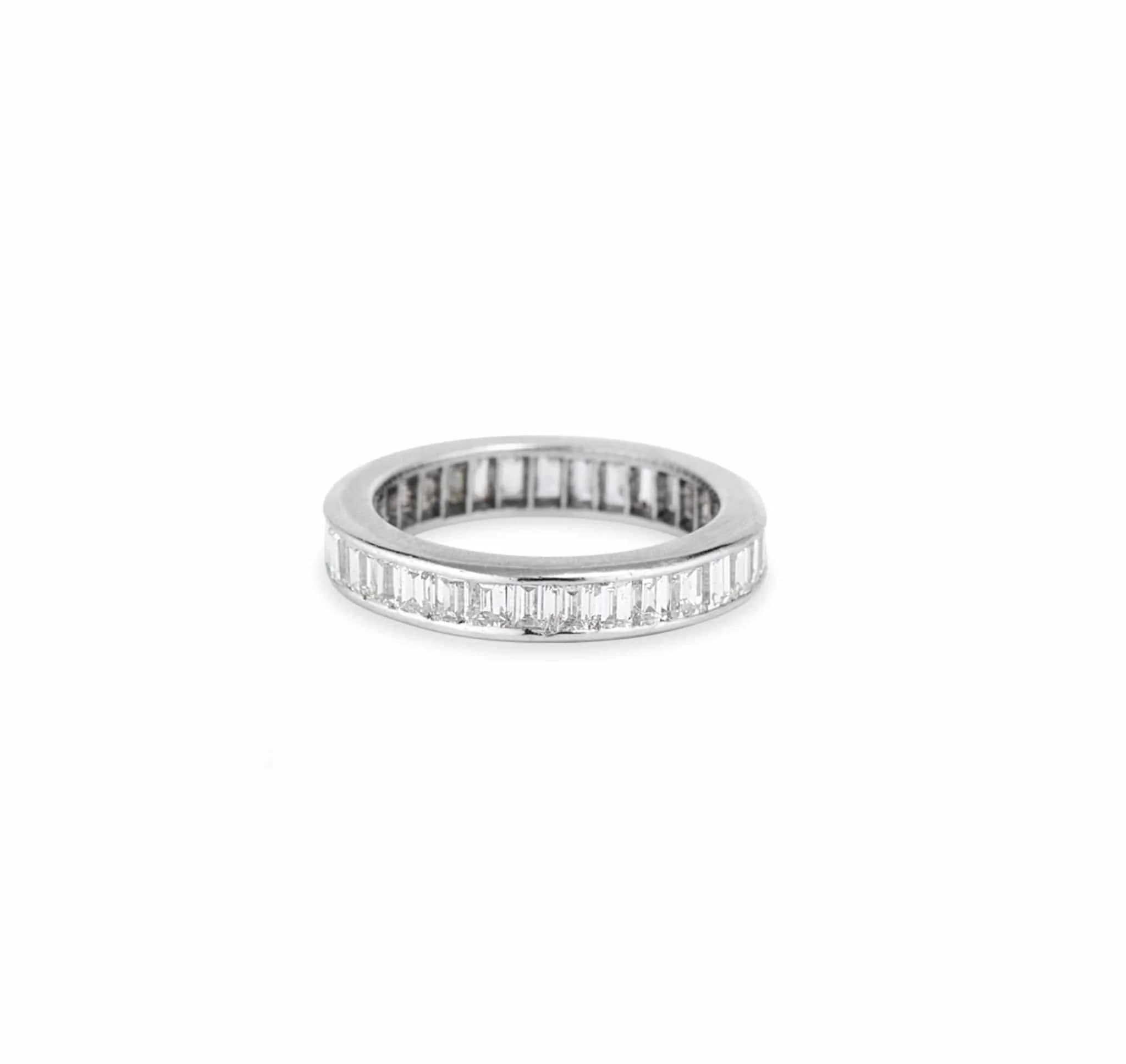 2 Carat Carre Cut Diamond Eternity Band - Image 3