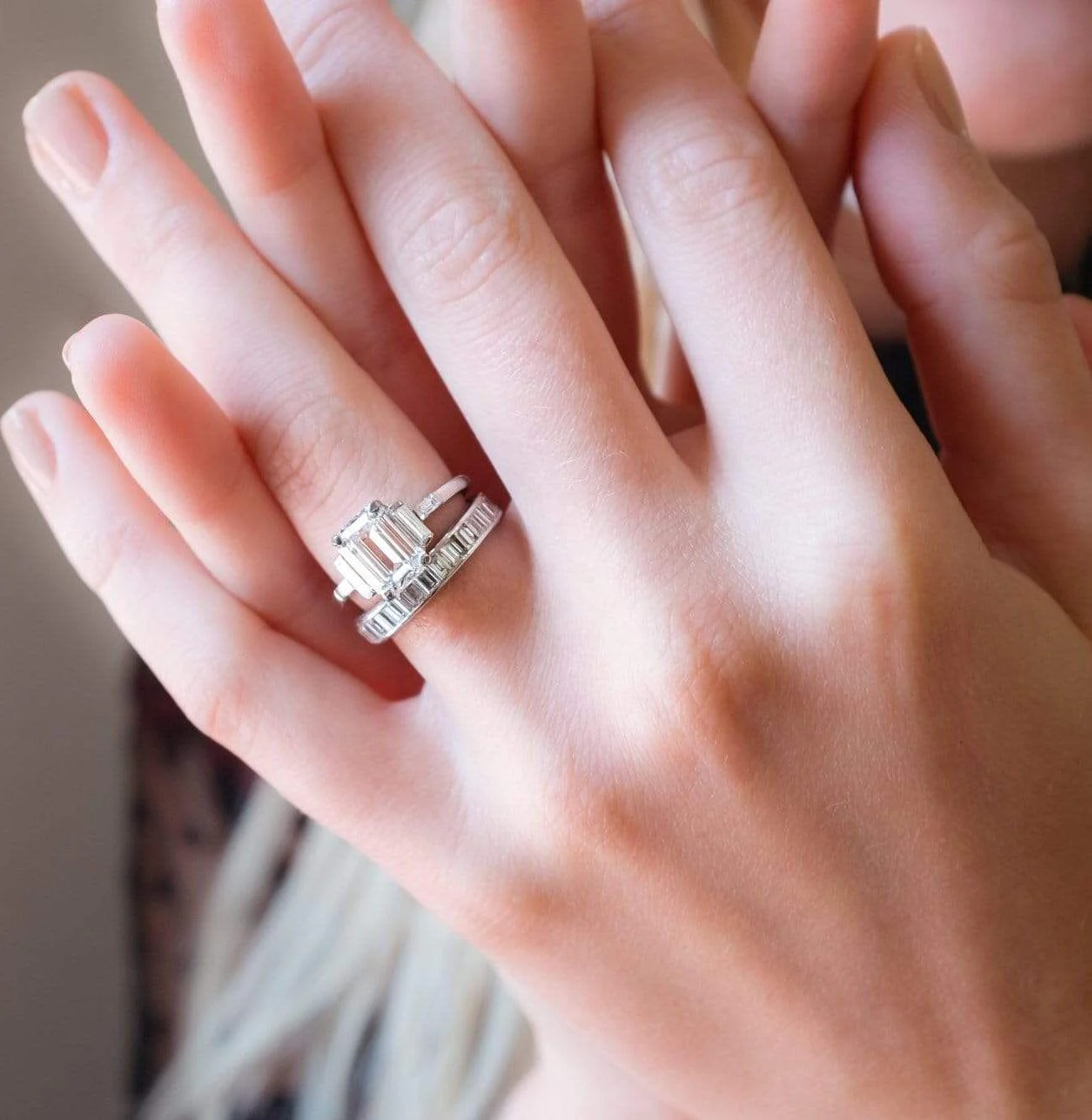 2 Carat Carre Cut Diamond Eternity Band - Image 4