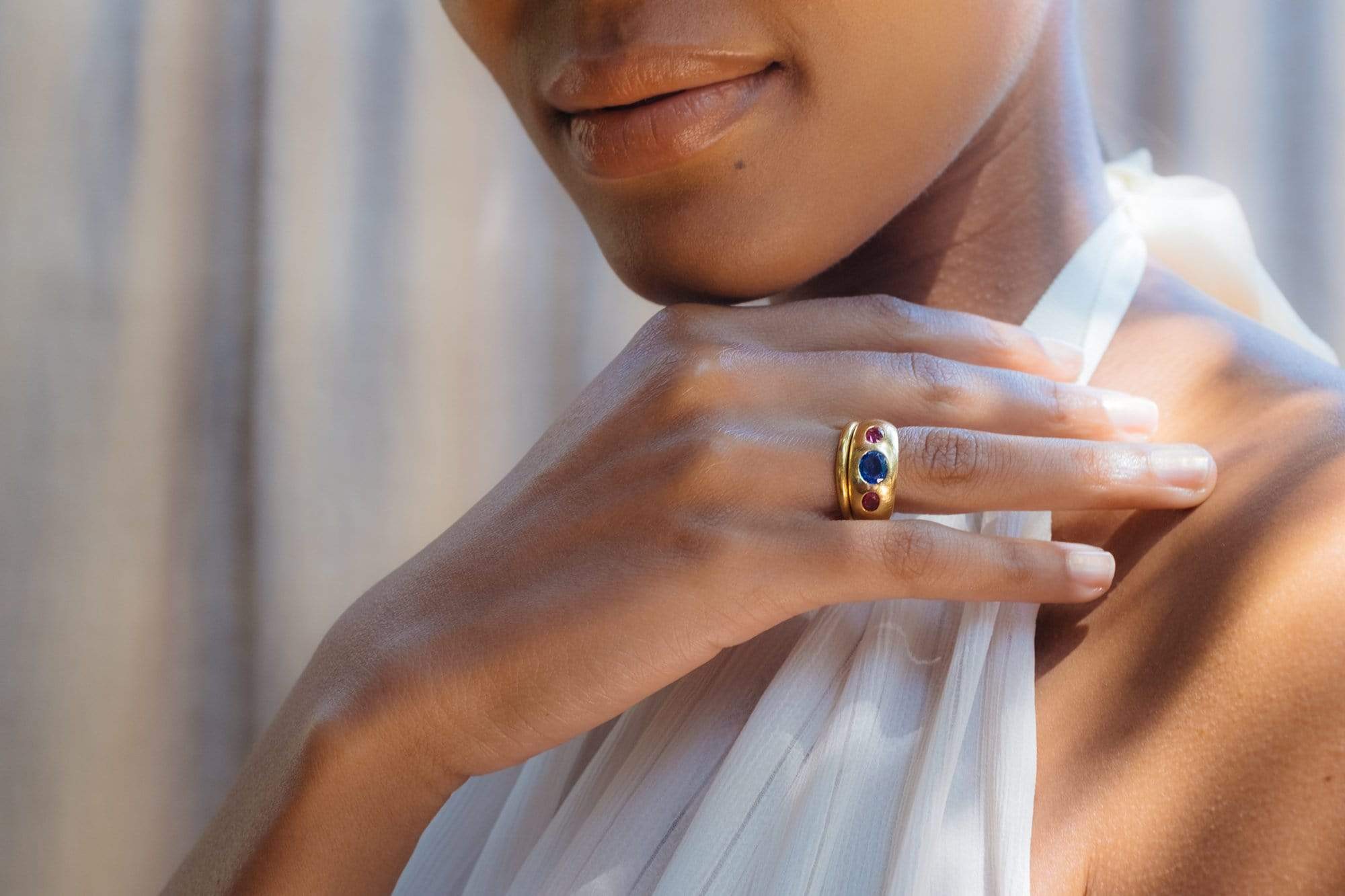 Bulgari 1970s Sapphire and Gold Ring, Italy - Image 6