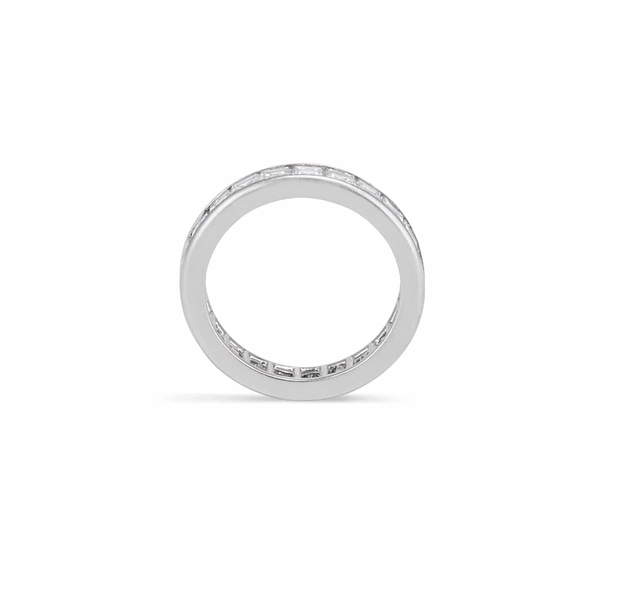 3 Carat Carre Cut Diamond Eternity Band - Image 2