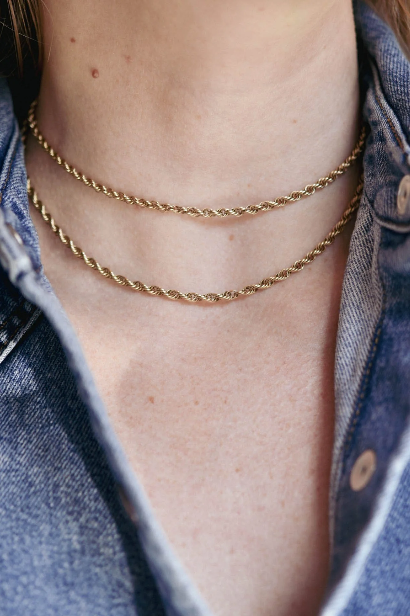 Vintage Gold Albert Watch Chain Necklace with Dog Clasp & Ring - Image 2