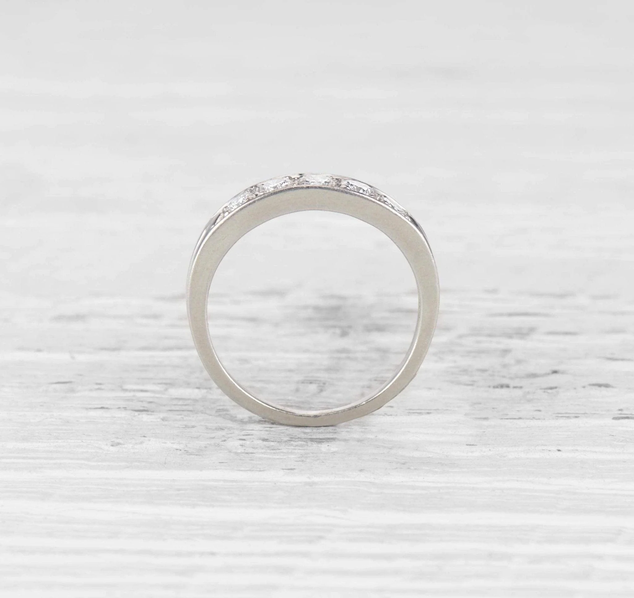 VINTAGE TIFFANY DIAMOND WEDDING BAND - Image 5