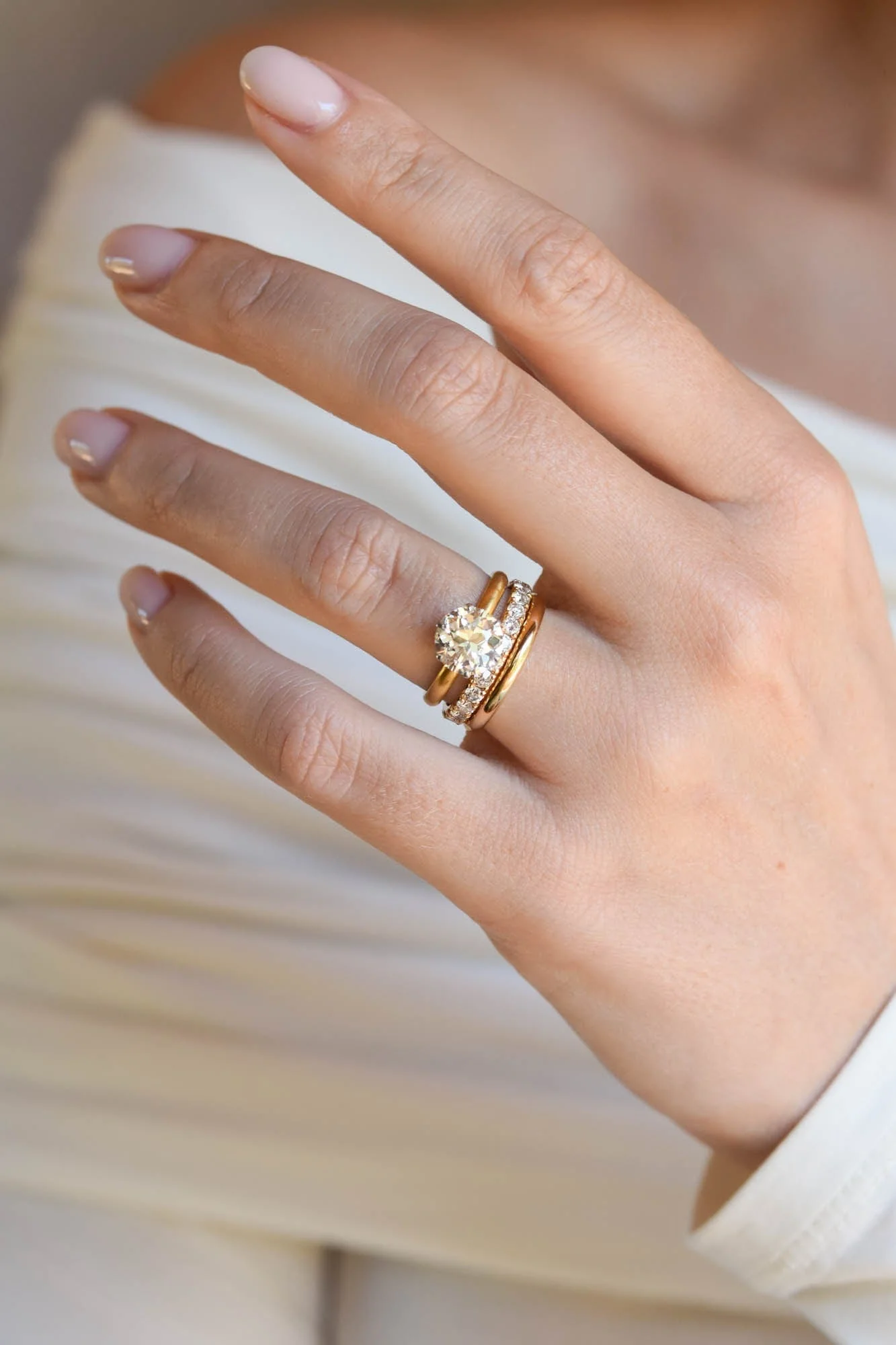 Vintage Tiffany & Co. 2.29 Carat Old European Cut Diamond Solitaire Engagement Ring - Image 3