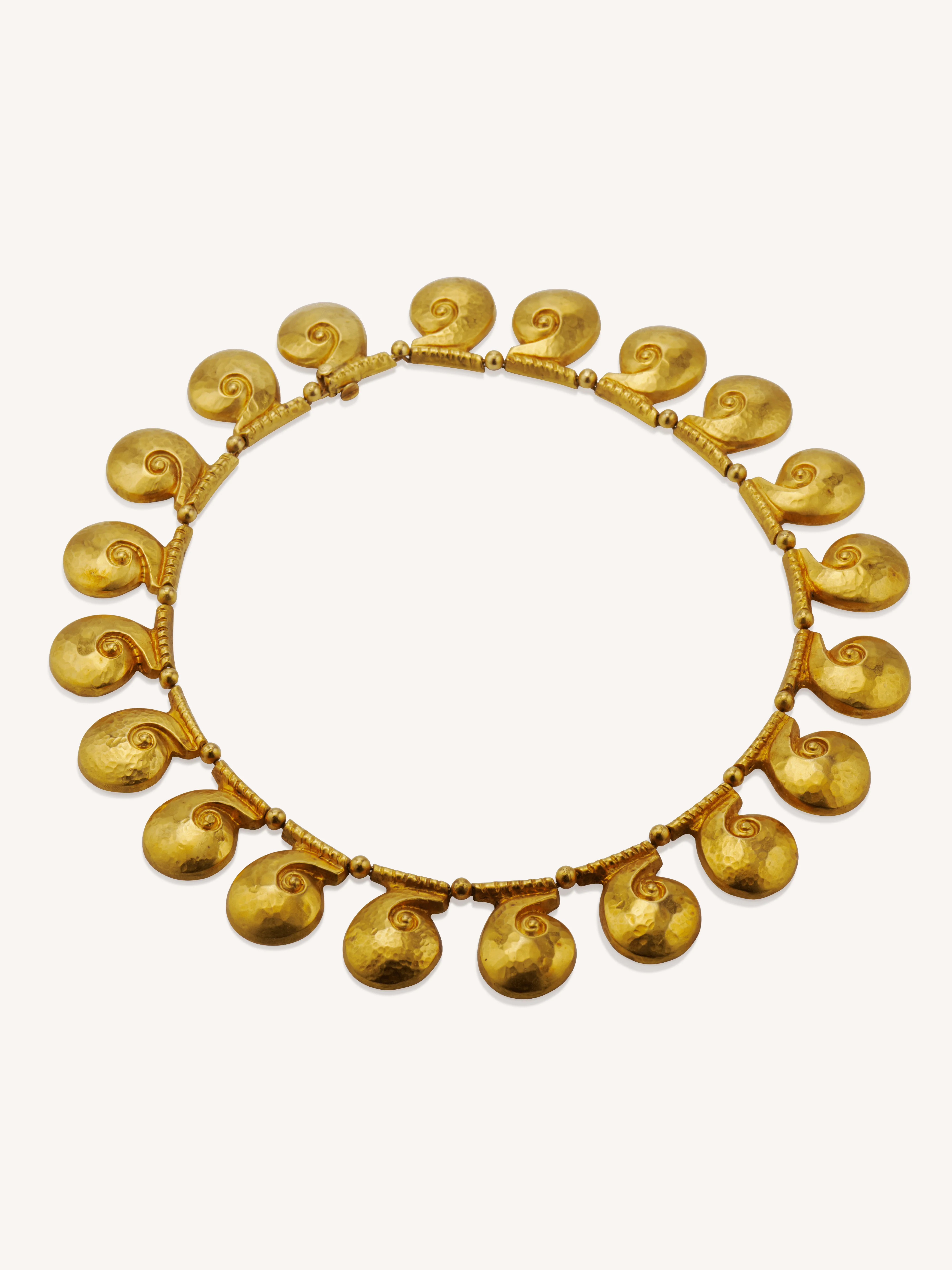 Zolotas Vintage 22K Gold Spiral 1970s–80s Necklace - Image 4